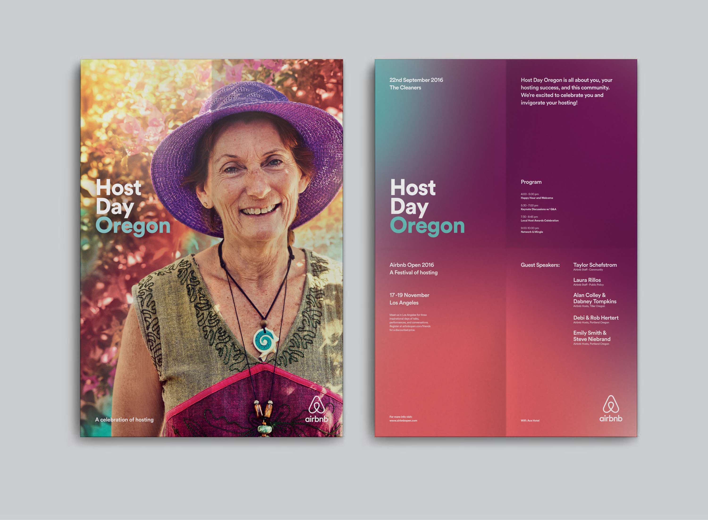 Host Days – Event Branding – Airbnb by Laura Williams