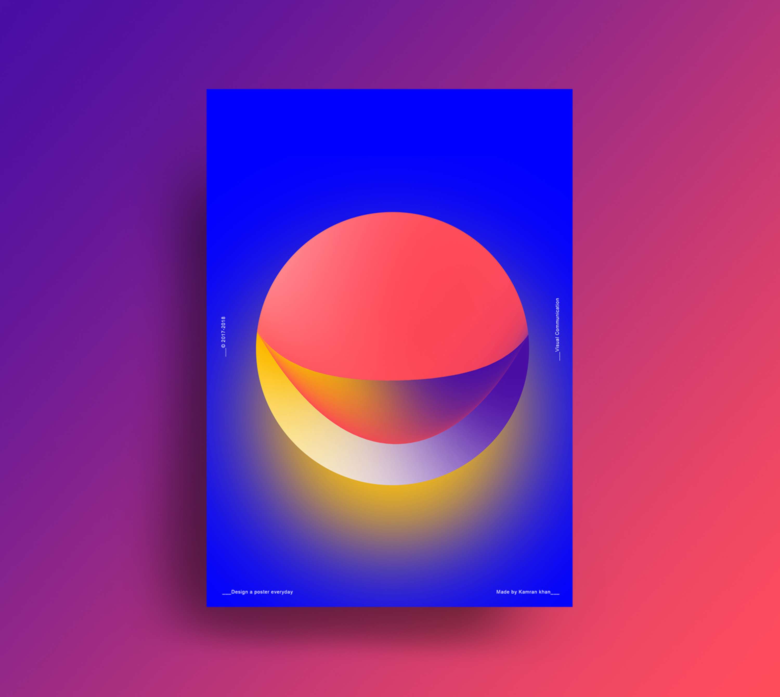 Poster Challenge by Kamran Khan