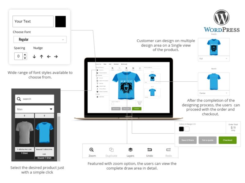 Product Designer Software -  Pixel by inkyROBO T-shirt Design Software Provider