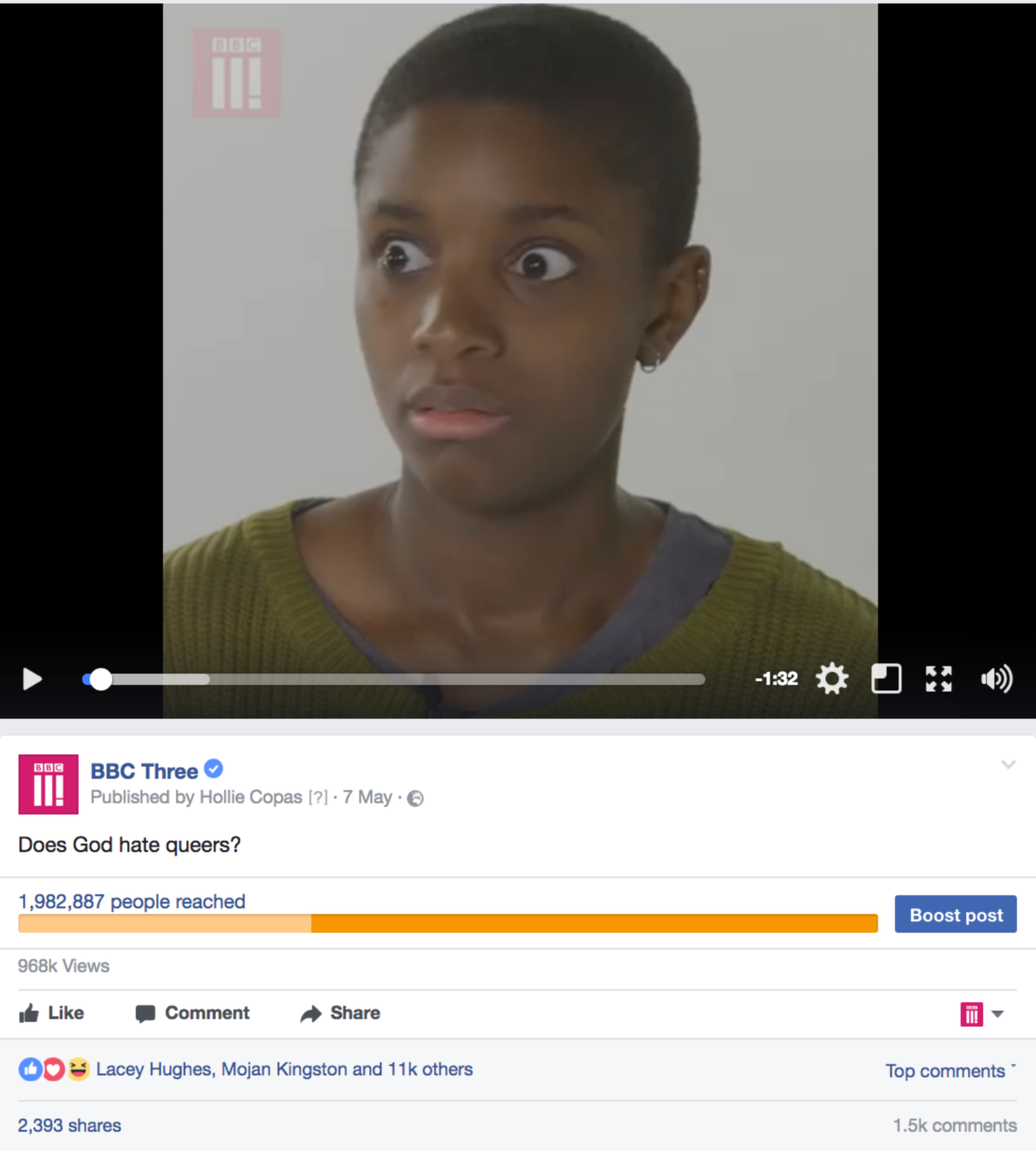 Queer Britain, Social Media Campaign for BBC Three by Hollie Copas
