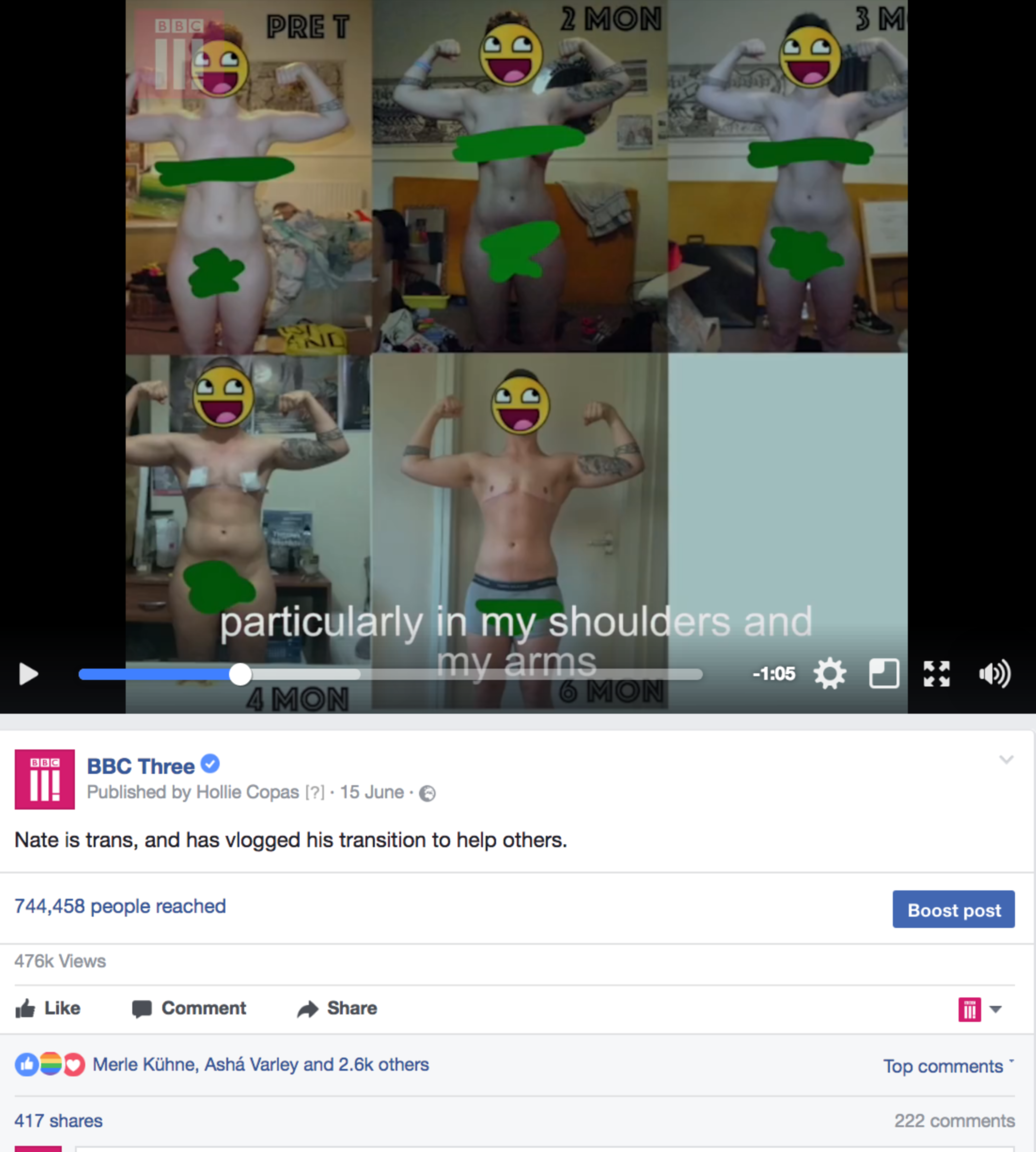 Queer Britain, Social Media Campaign for BBC Three by Hollie Copas