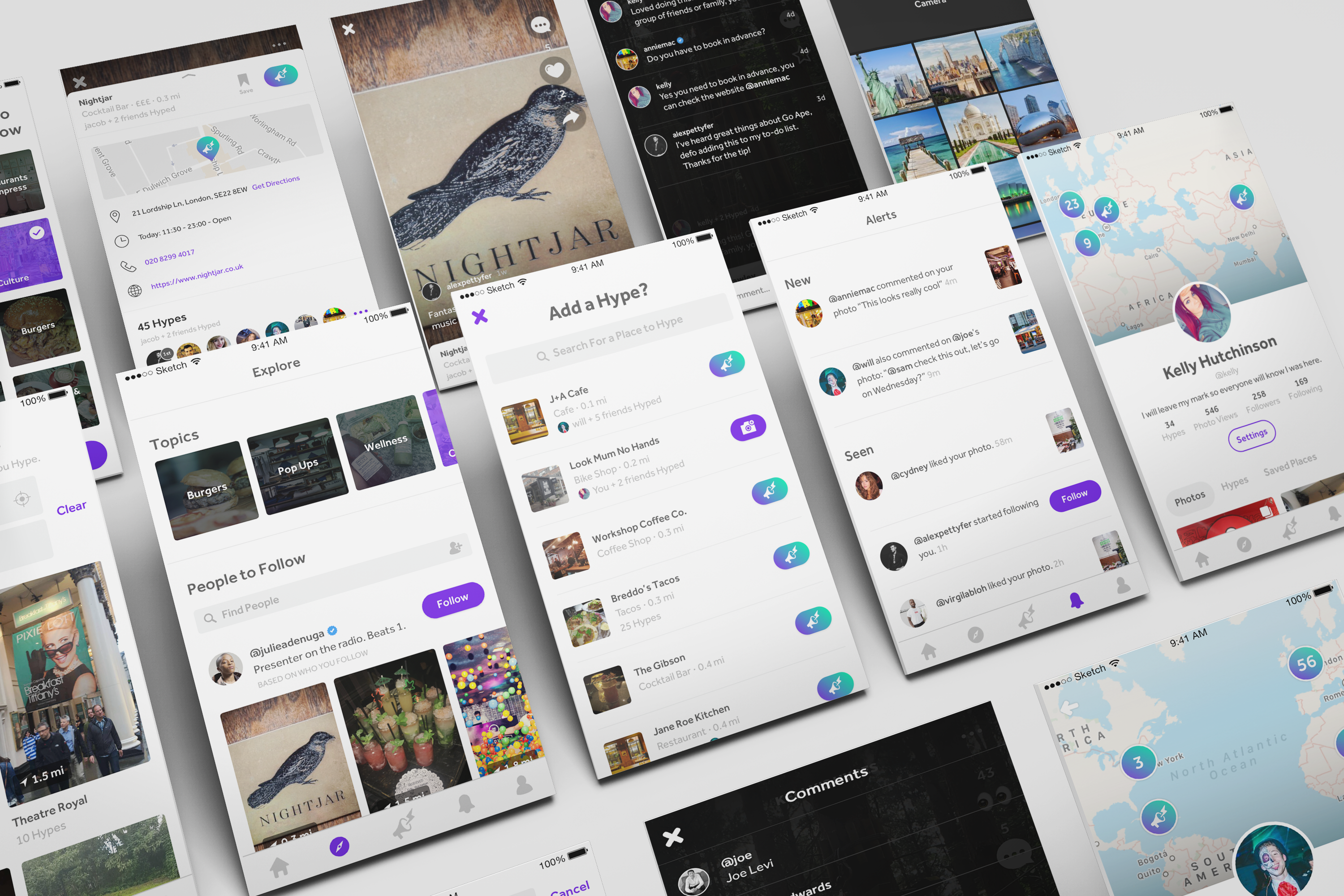 Hypit iOS & Android App by Kelly Hutchinson
