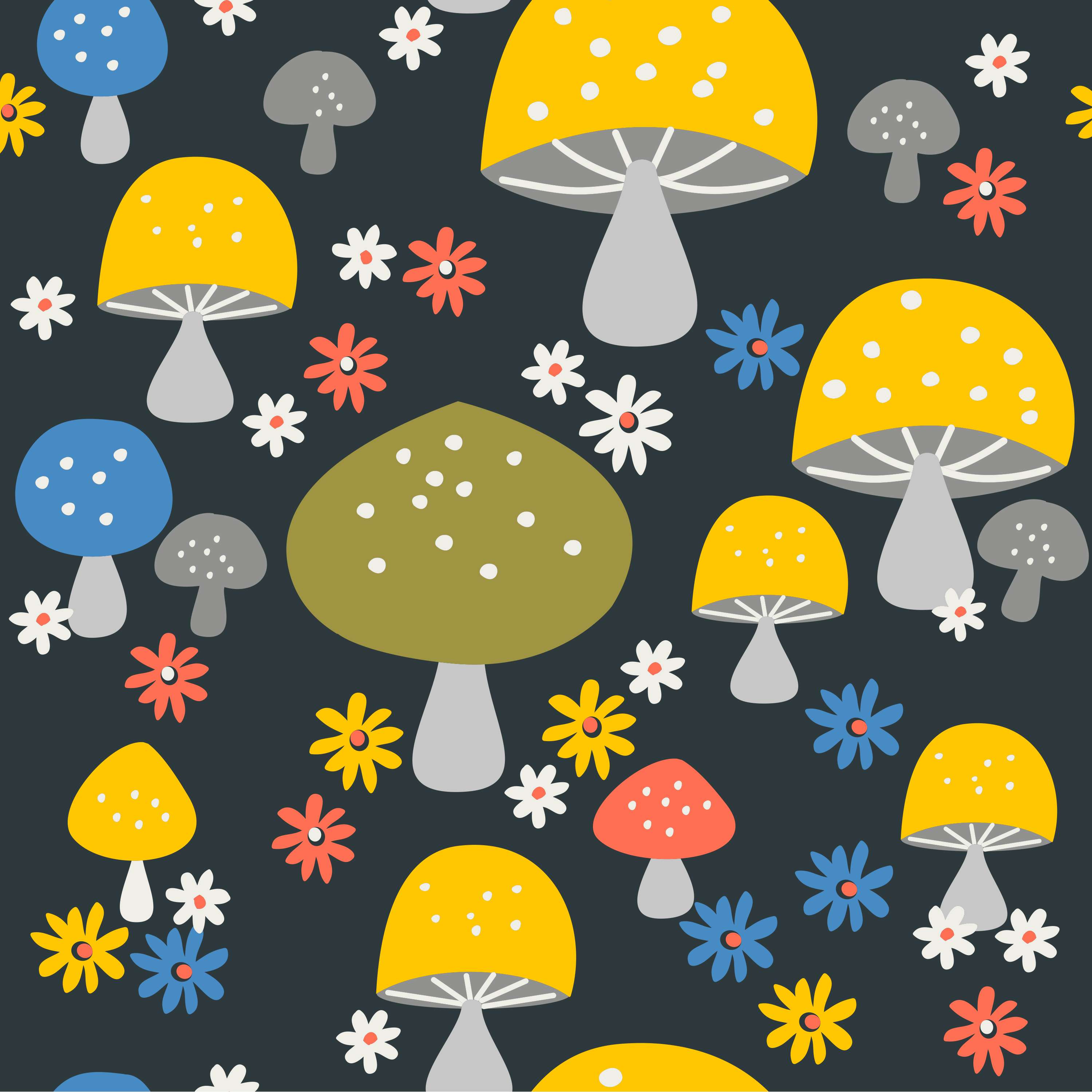 Surface Pattern Designs-Illustrations by Marina Gonzalez