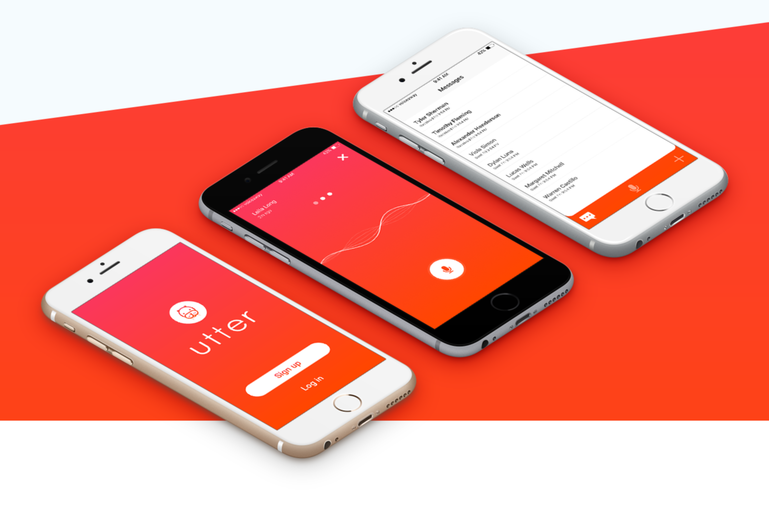 Utter - Disappearing Voice Chat by Emir Alili