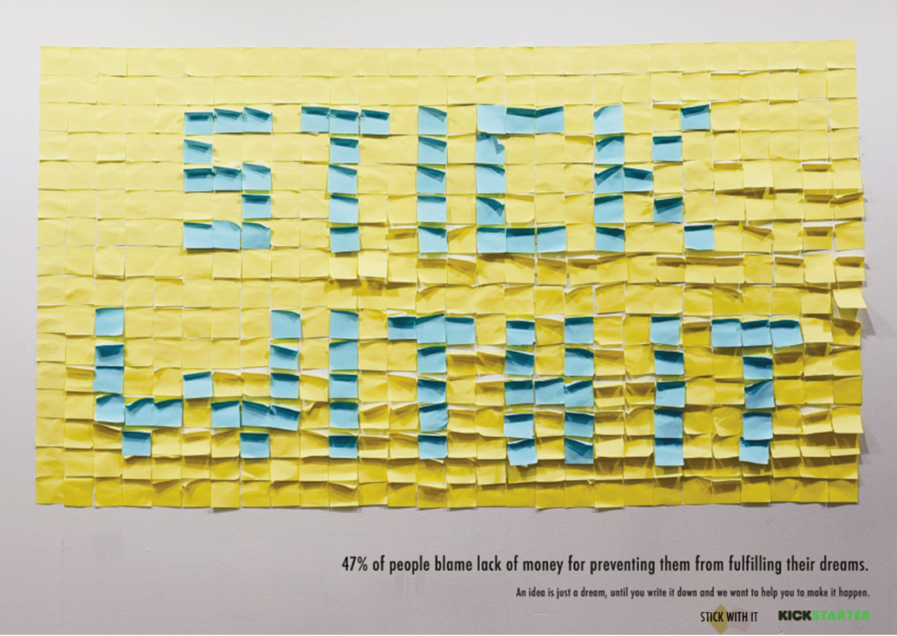 Can you stick with it? by Nadine Grant