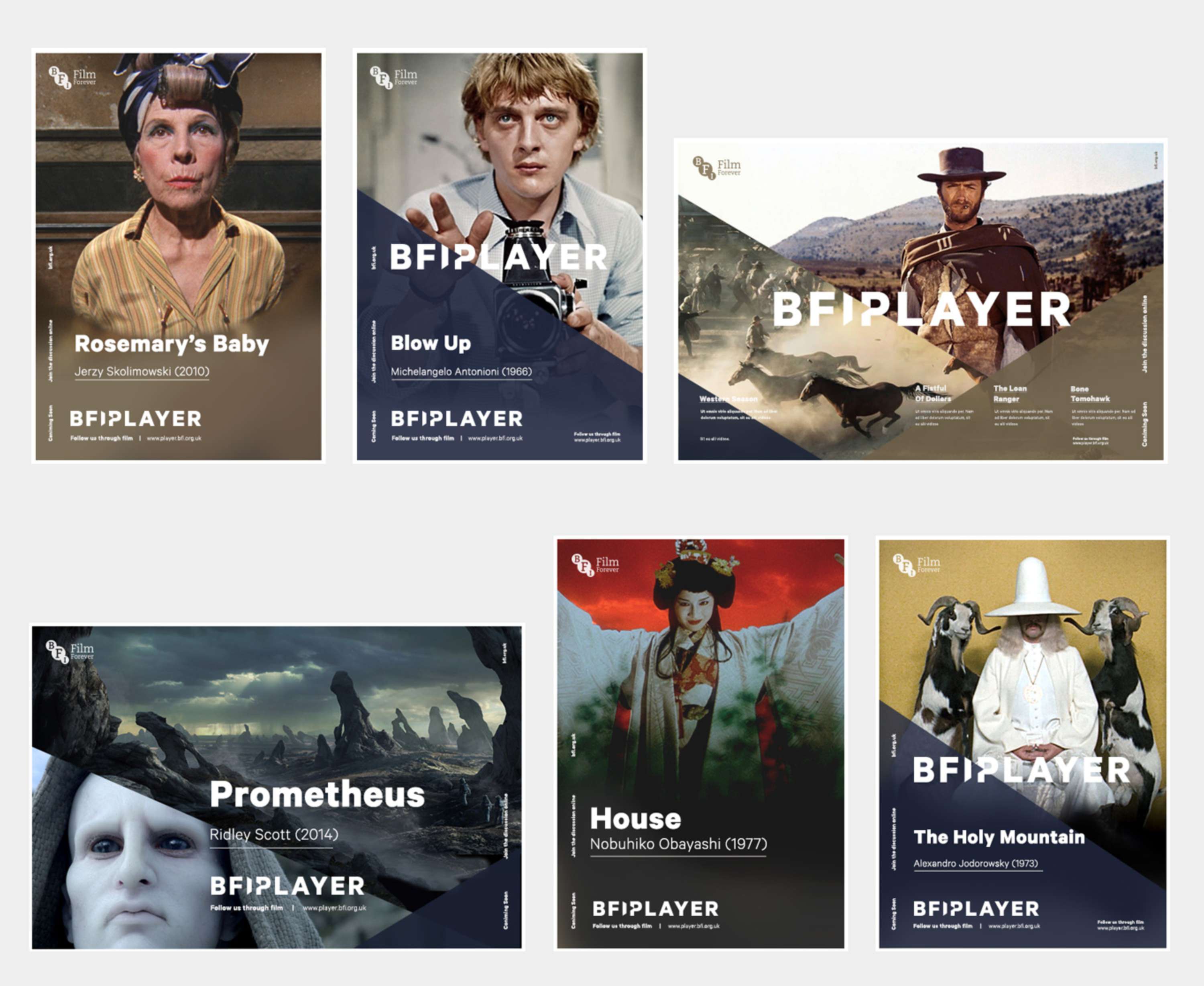 BFI Player Brand Identity by Ben Walker