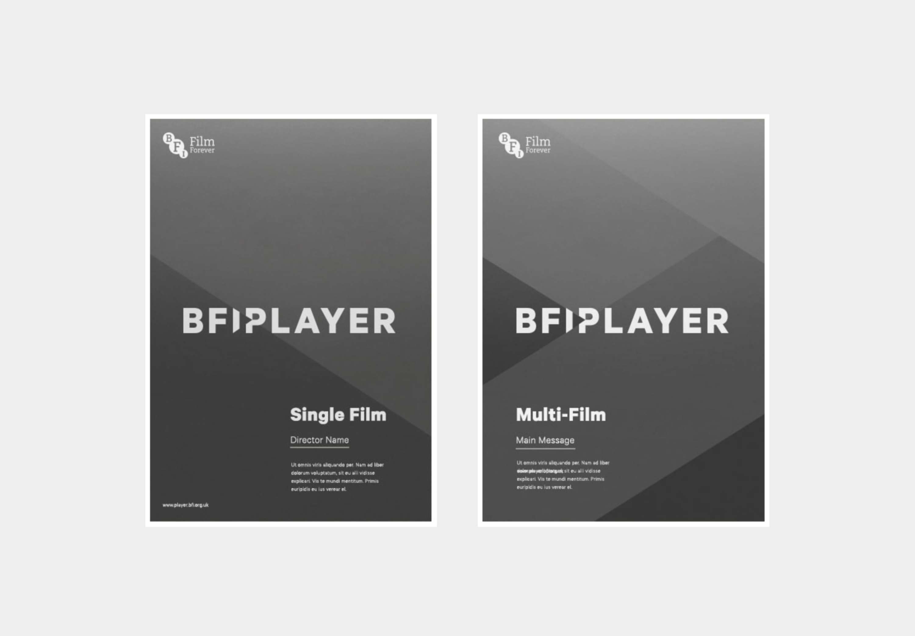 BFI Player Brand Identity by Ben Walker