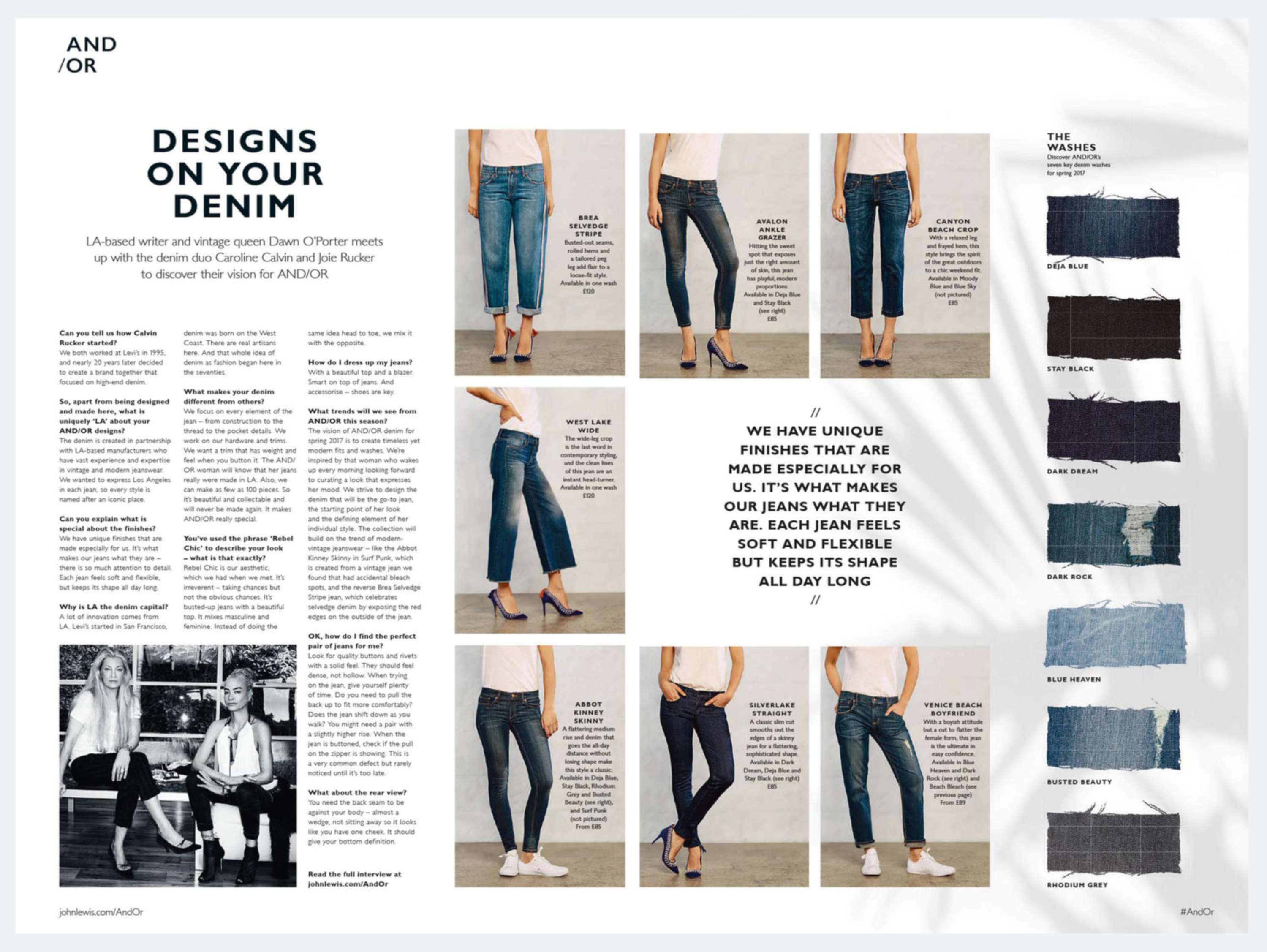Art Direction, design, John Lewis AND/OR Look Book by Anton Jacques