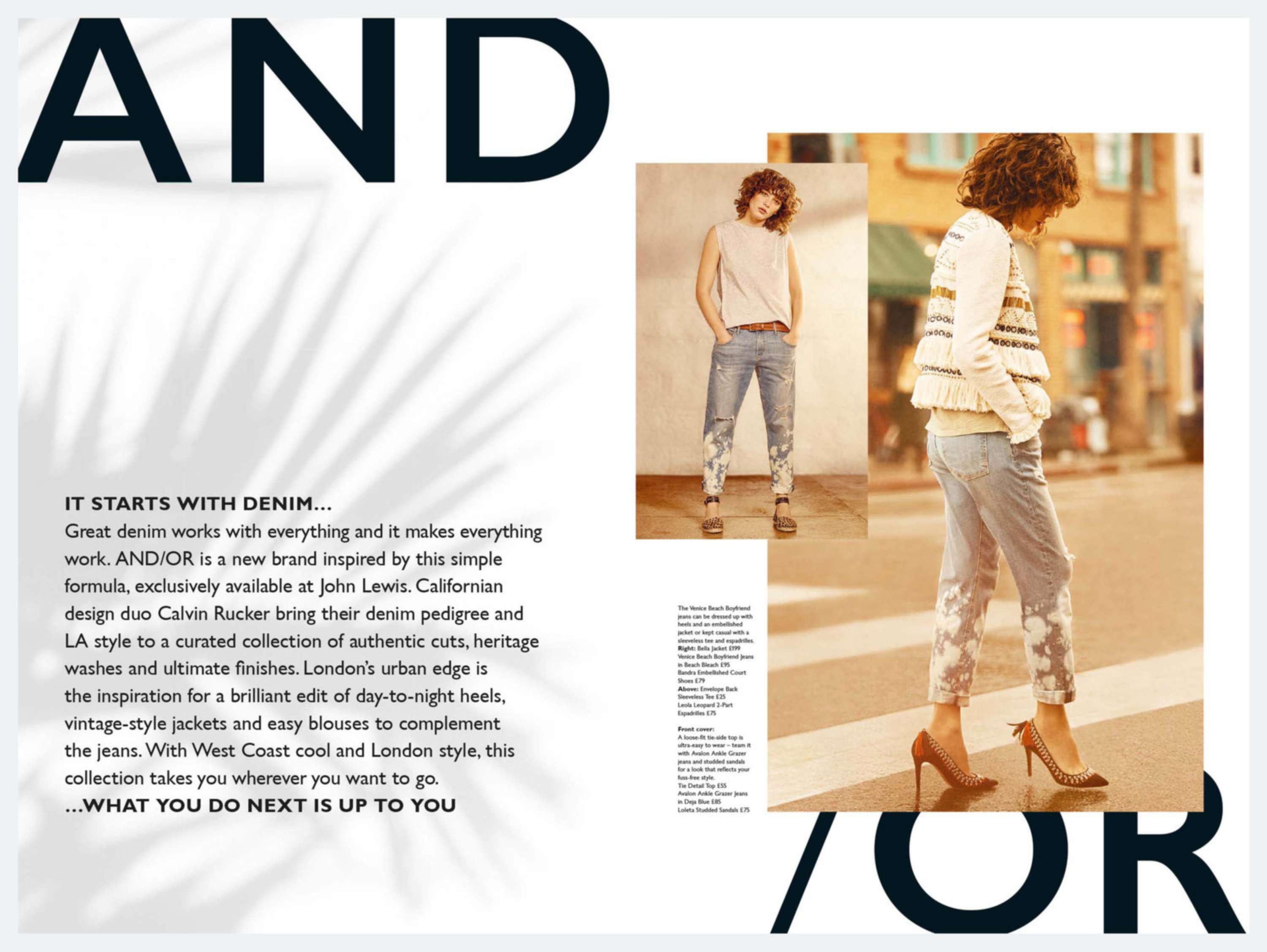 Art Direction, design, John Lewis AND/OR Look Book by Anton Jacques