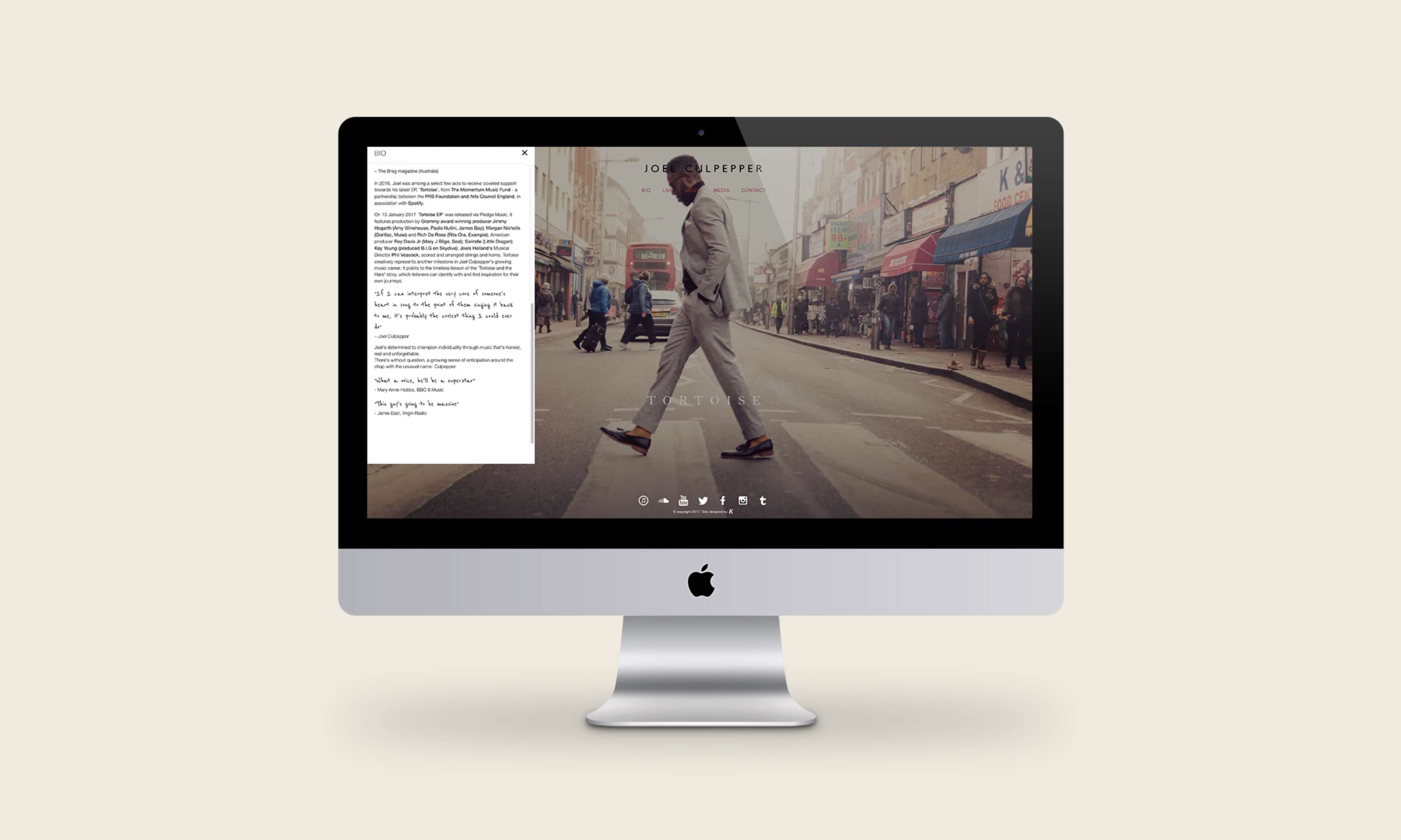 Website Design for Joel Culpepper by Kay Ogundimu