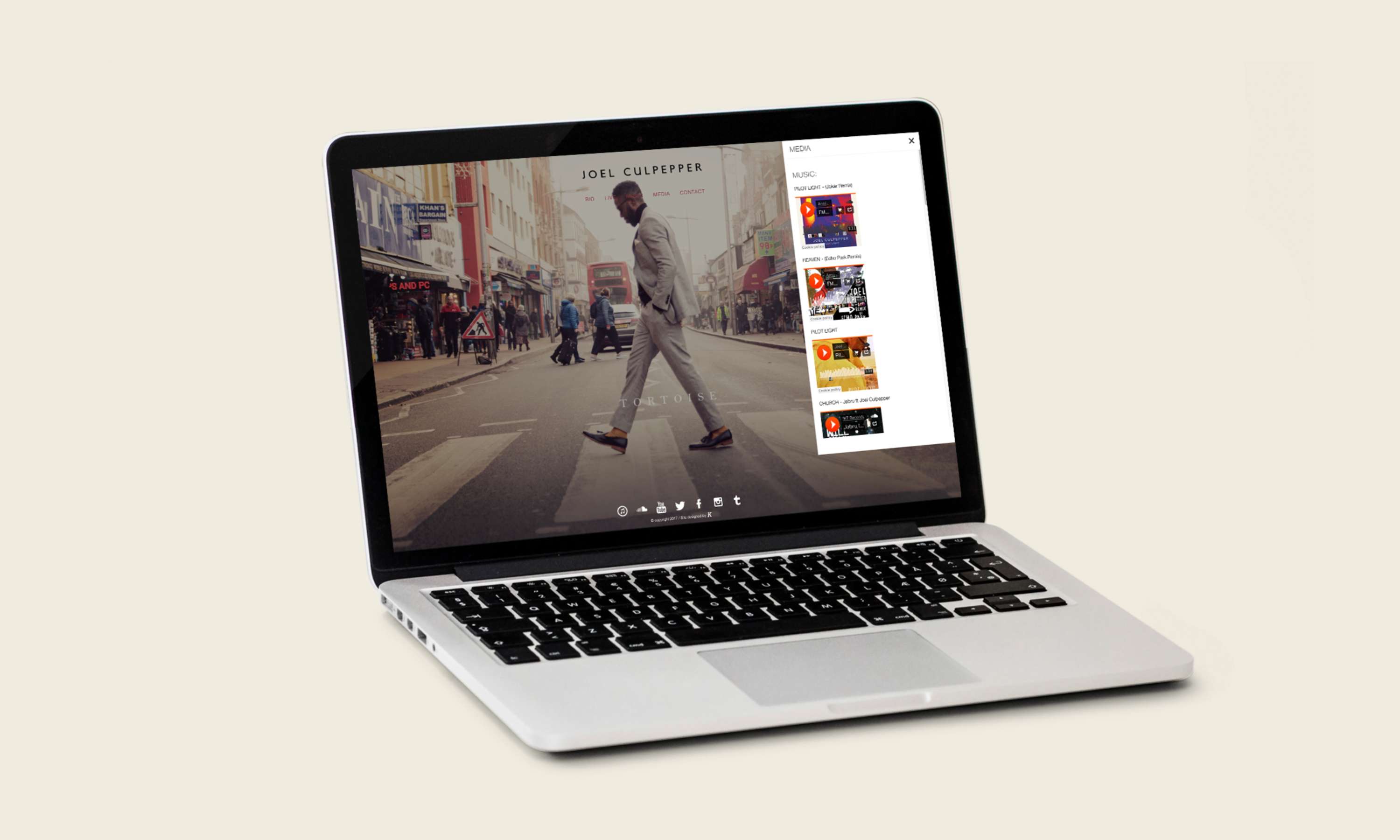 Website Design for Joel Culpepper by Kay Ogundimu