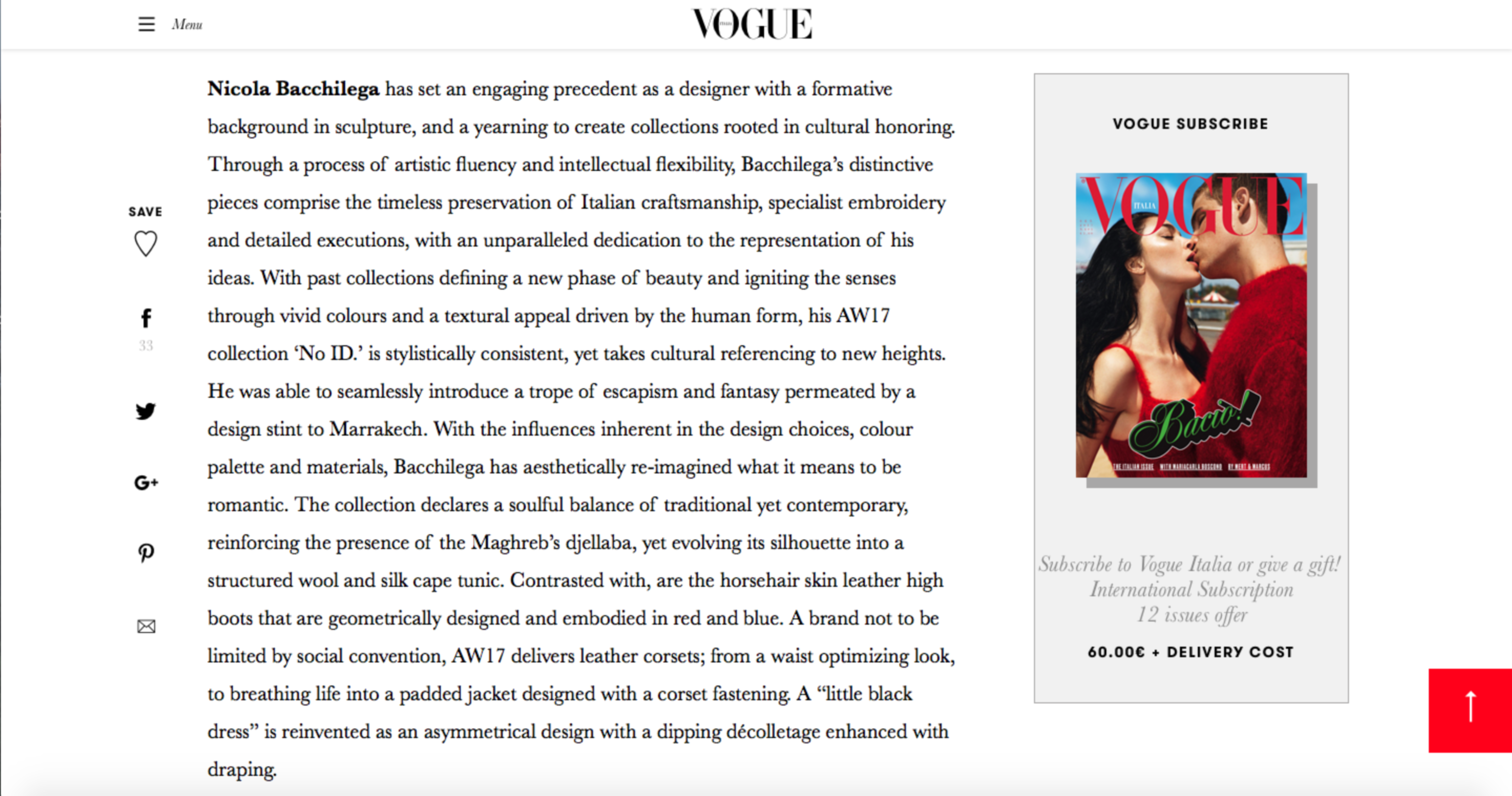 Vogue Italia by Nahuel Contreras
