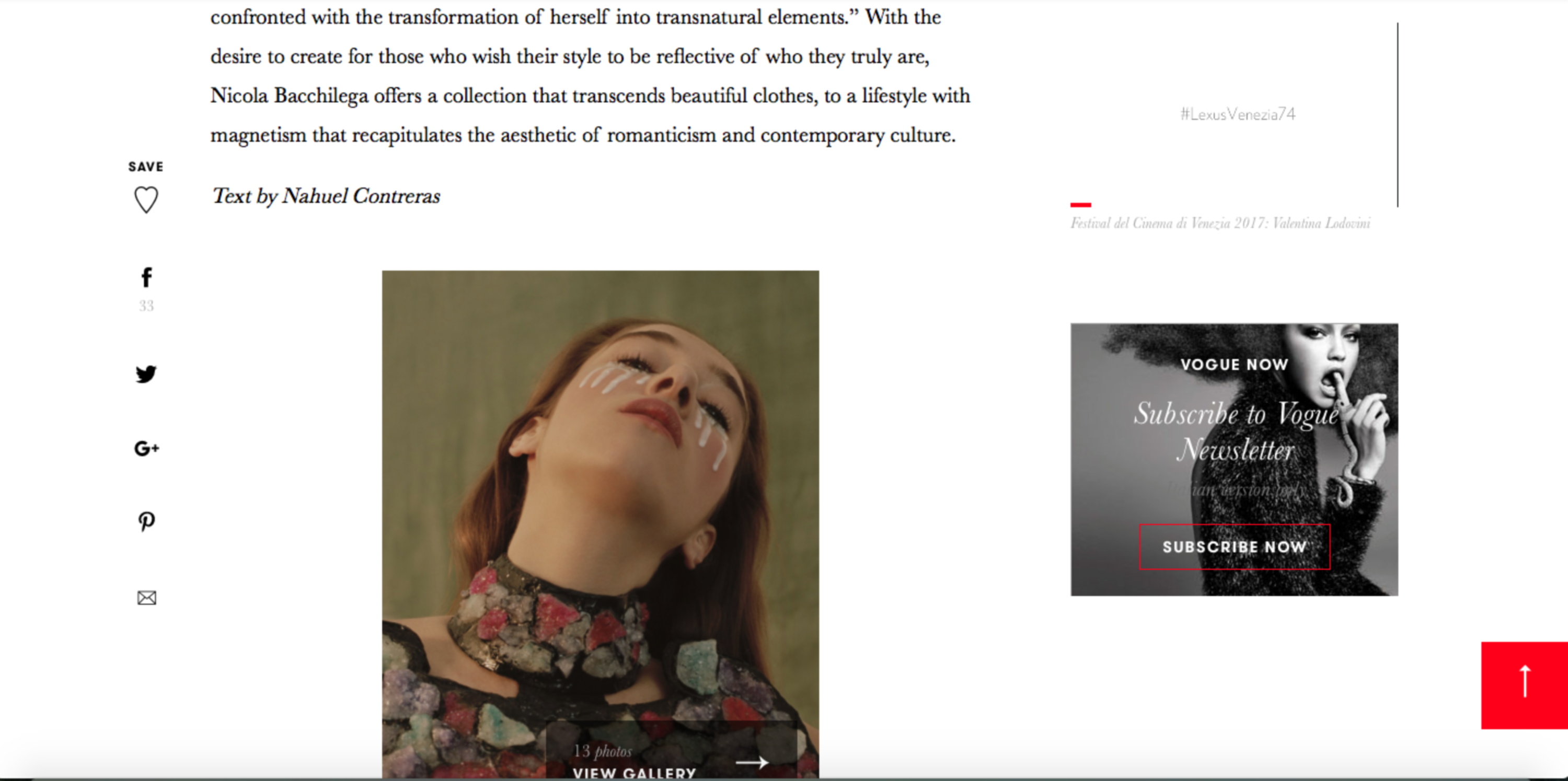 Vogue Italia by Nahuel Contreras