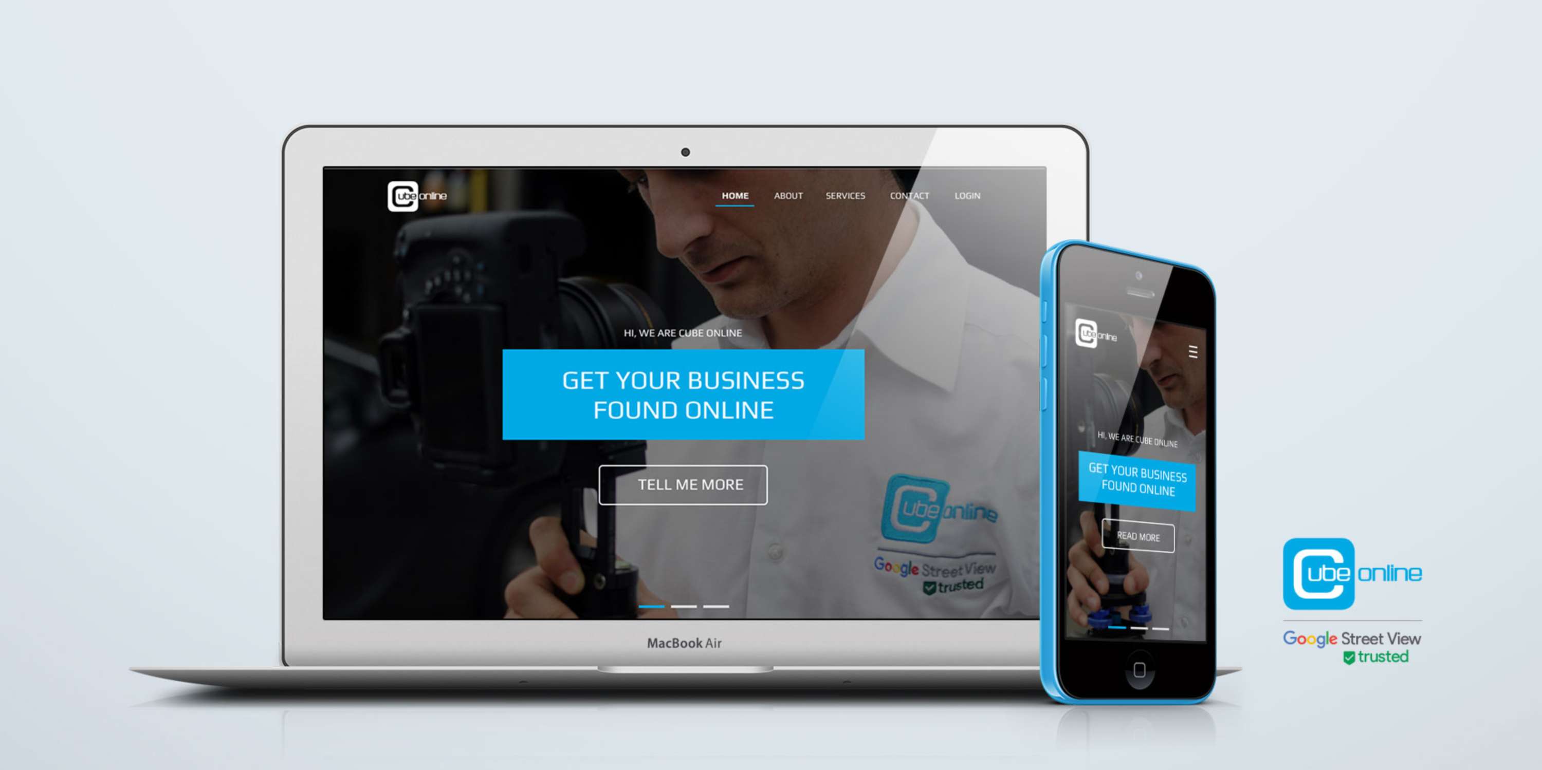 Cube Online Website by Mario Fernandez