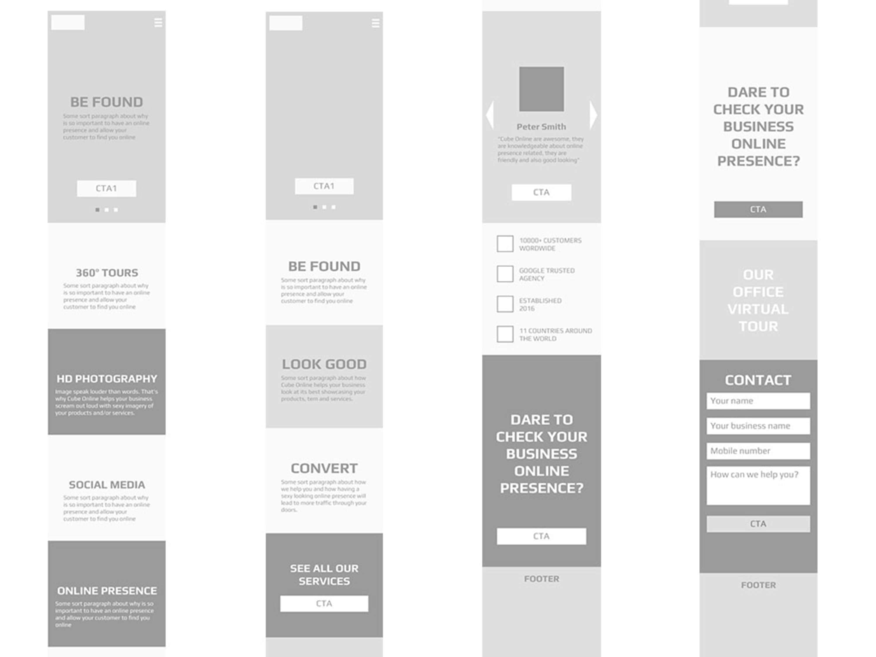 Cube Online Website by Mario Fernandez