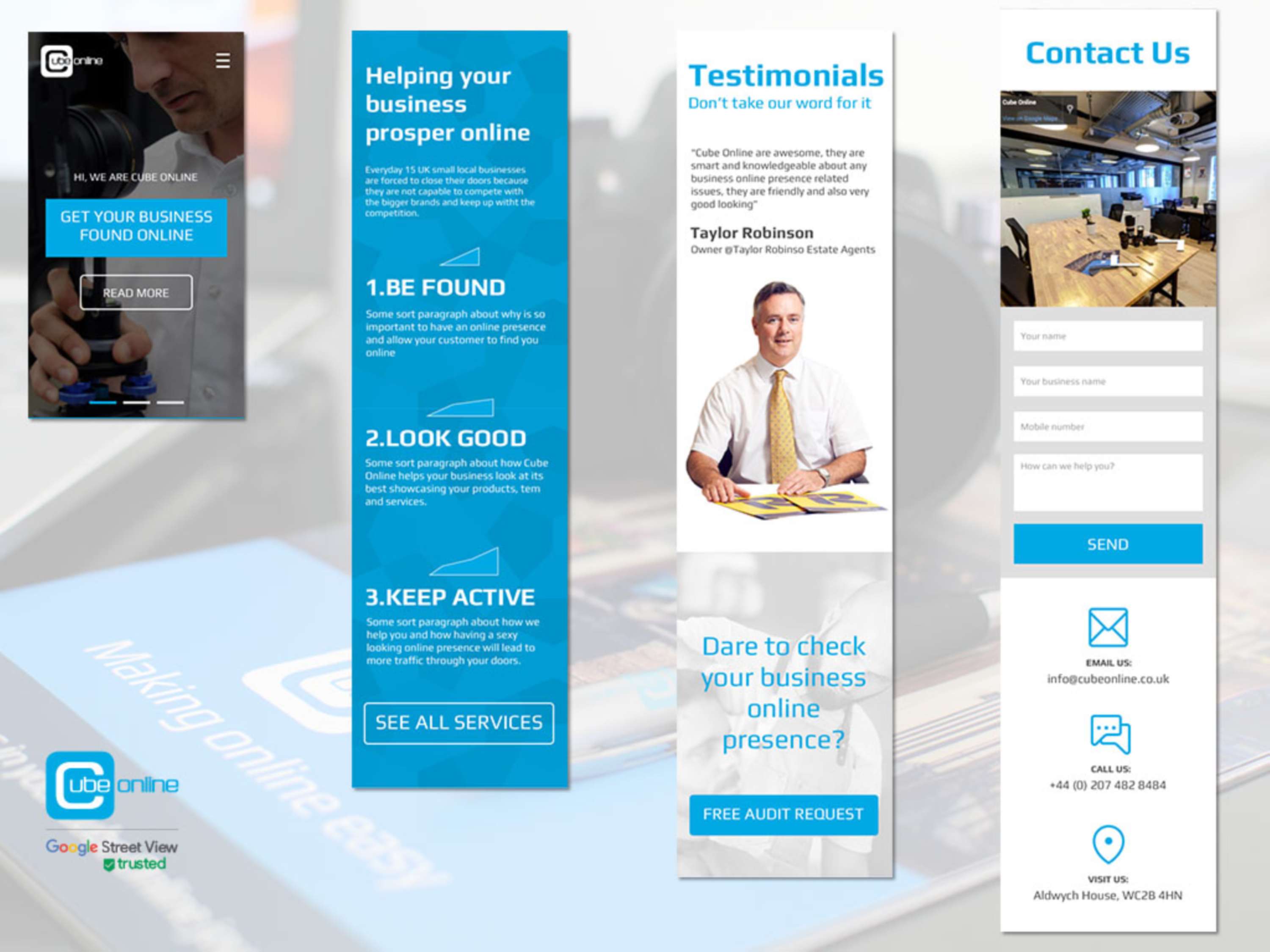 Cube Online Website by Mario Fernandez
