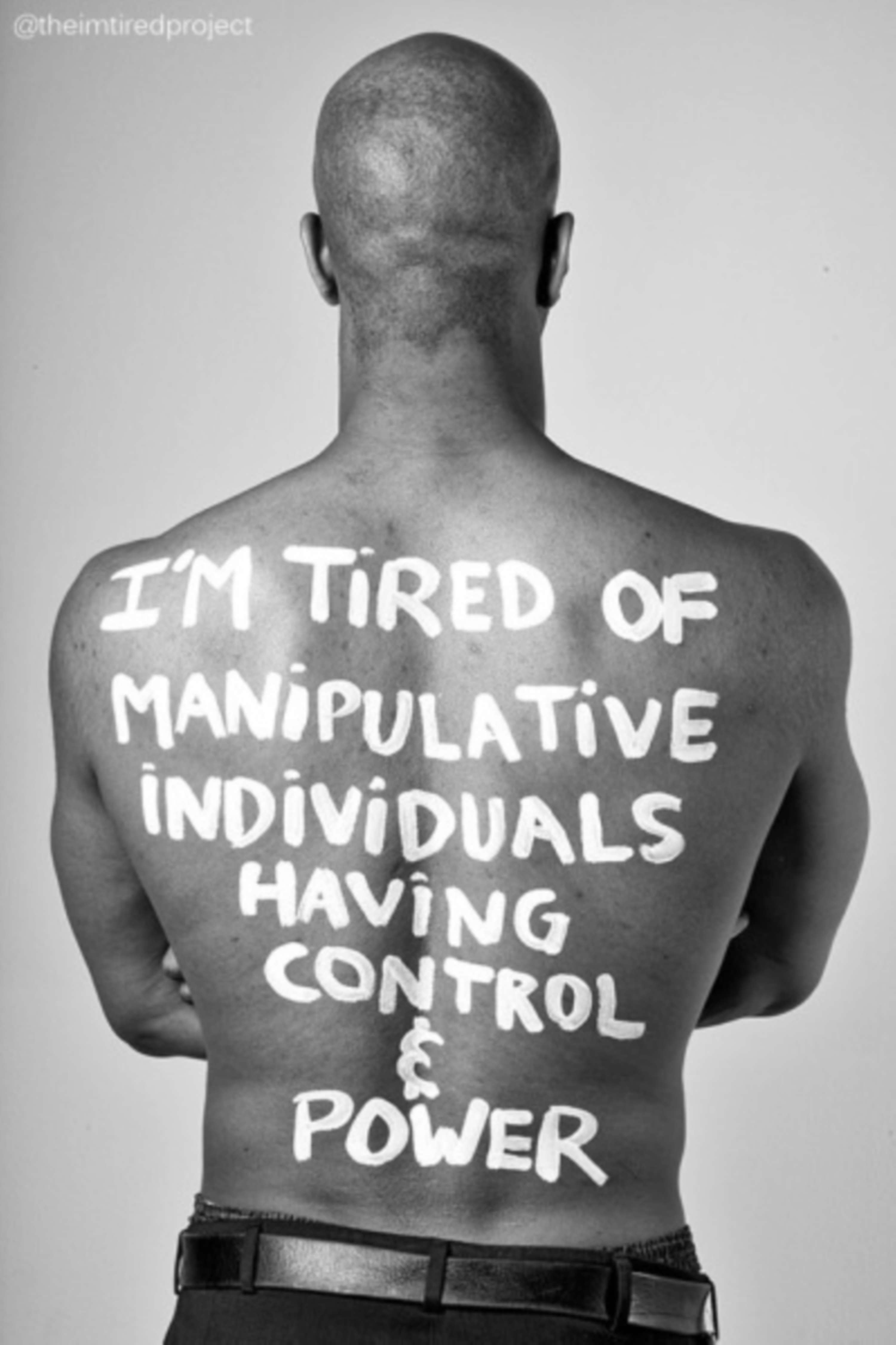 the "i'm tired" project by Paula Akpan