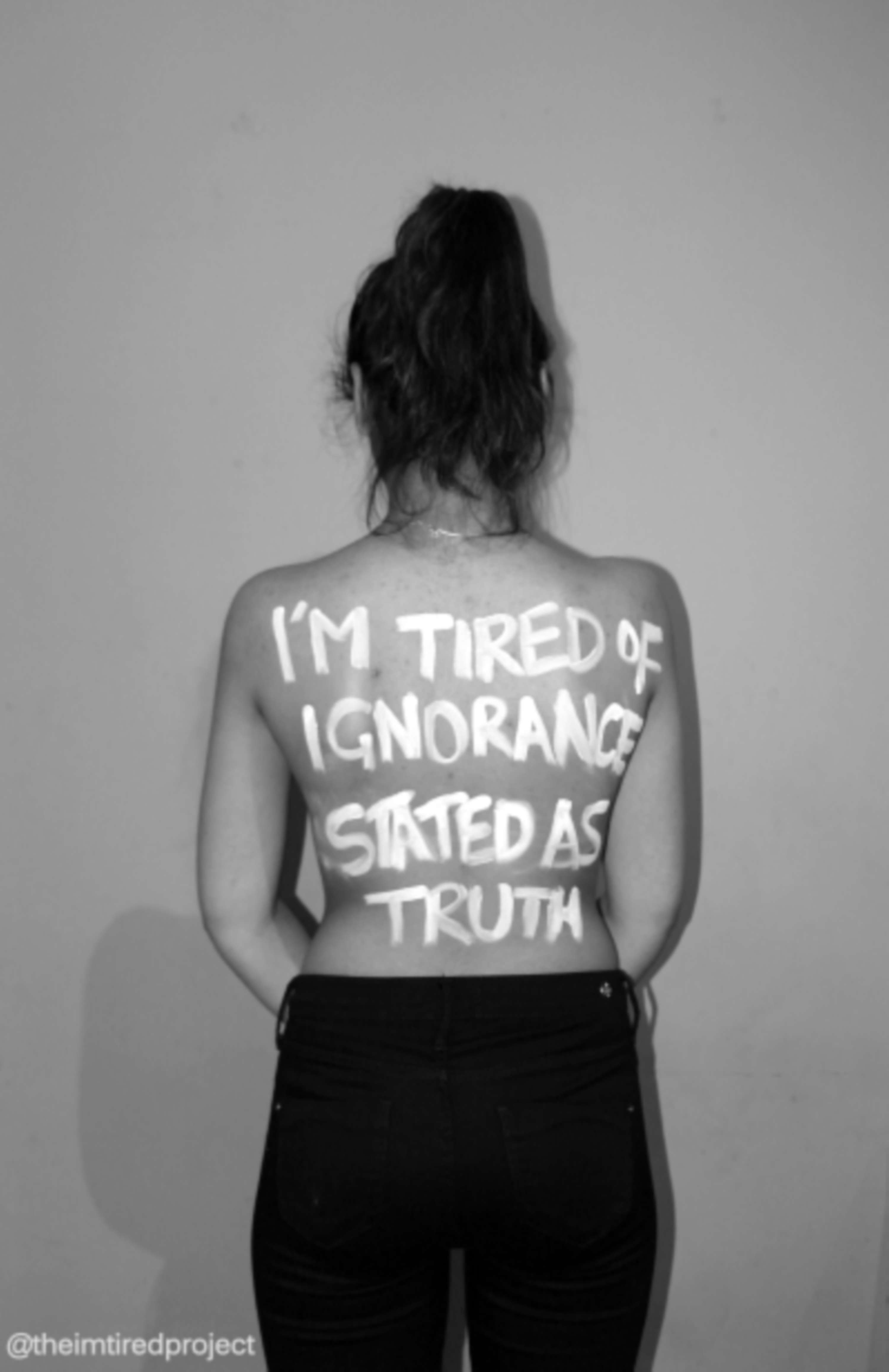 the "i'm tired" project by Paula Akpan