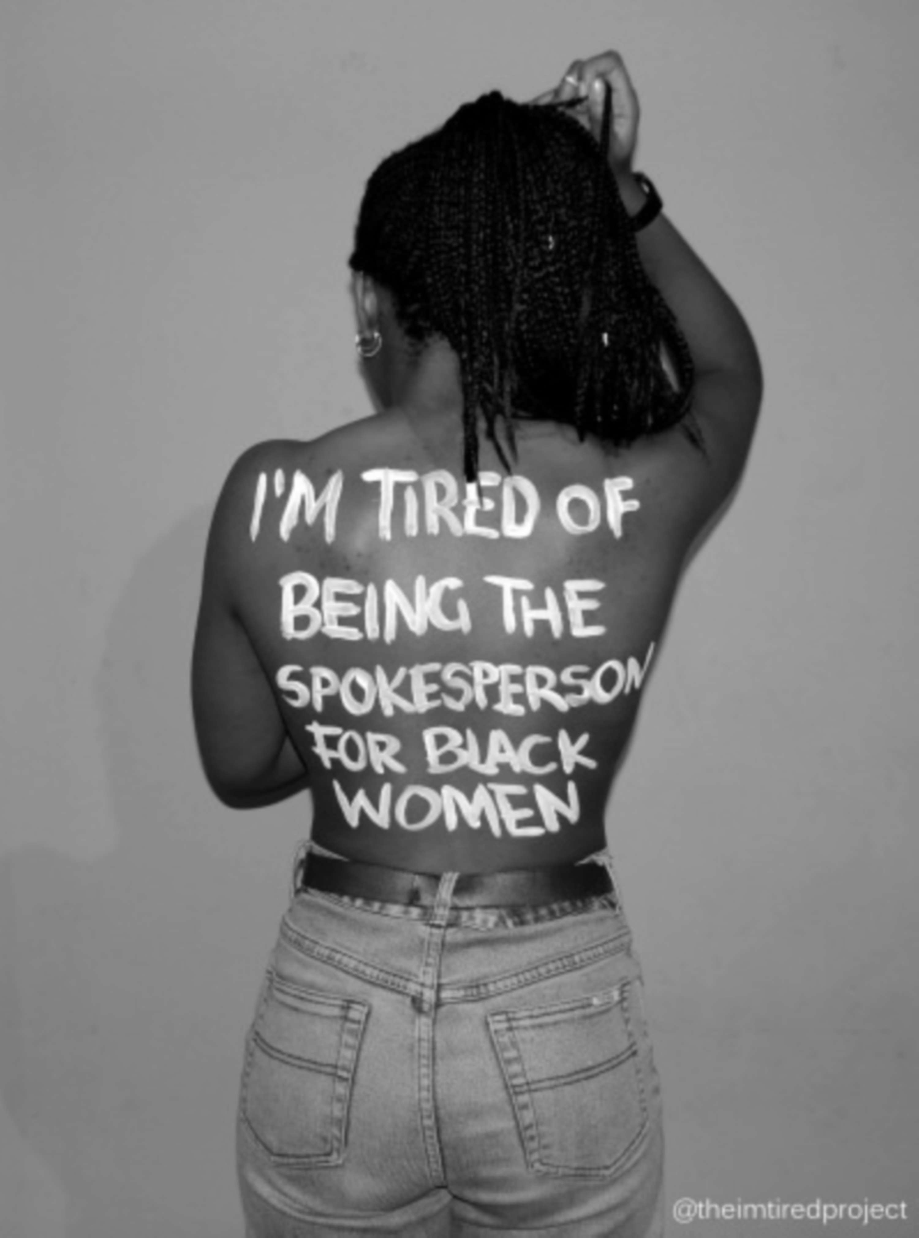 the "i'm tired" project by Paula Akpan