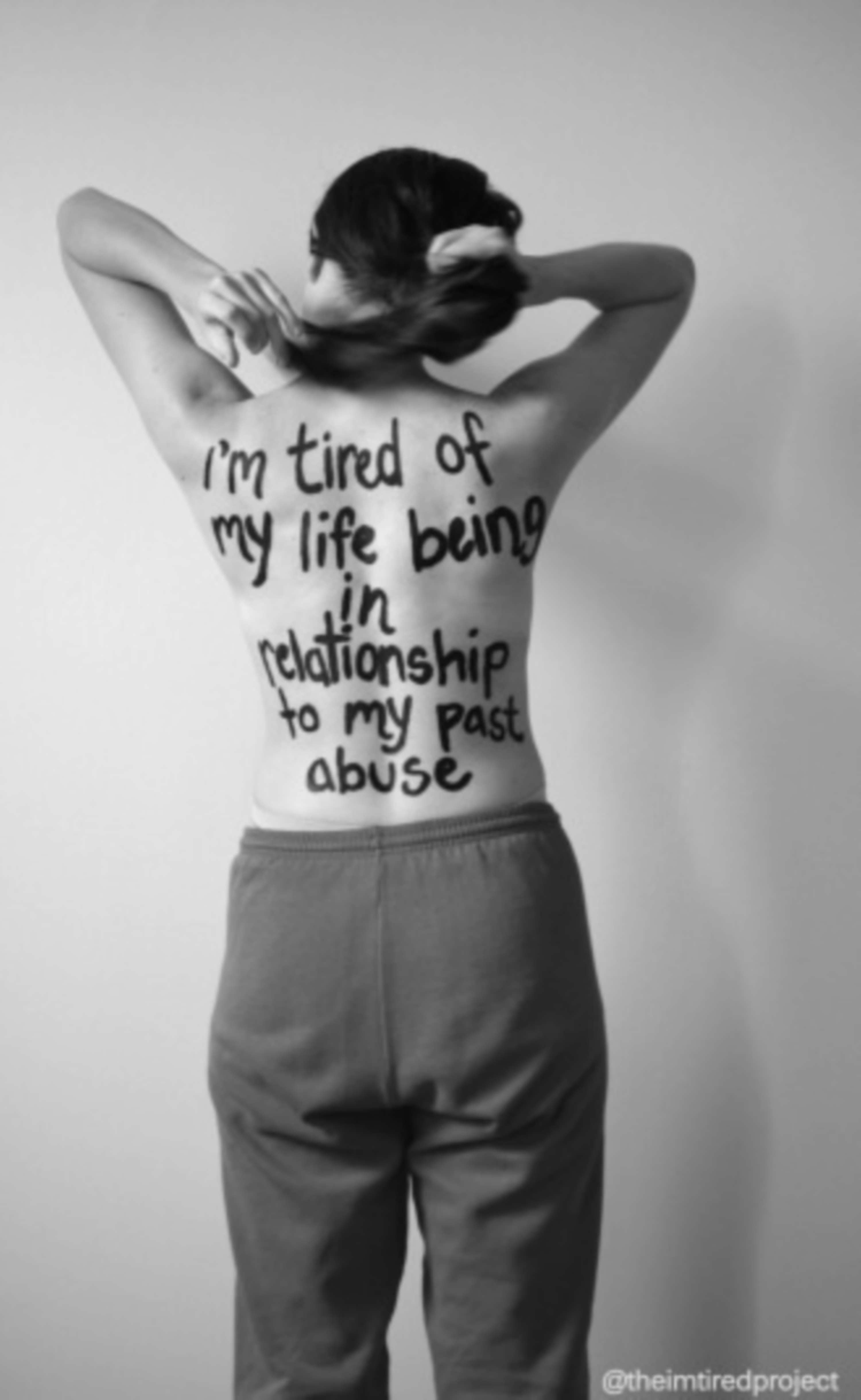 the "i'm tired" project by Paula Akpan