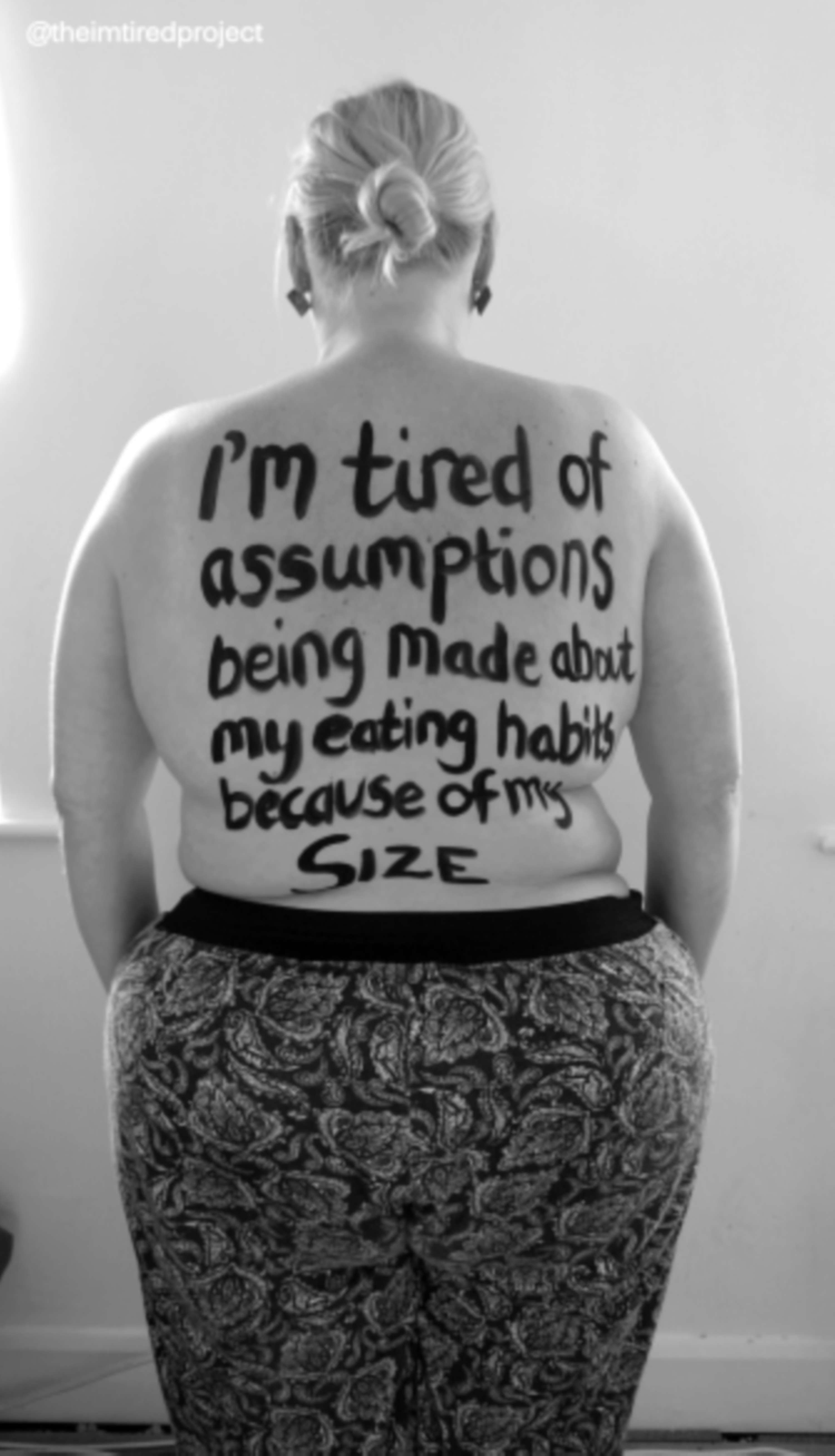 the "i'm tired" project by Paula Akpan
