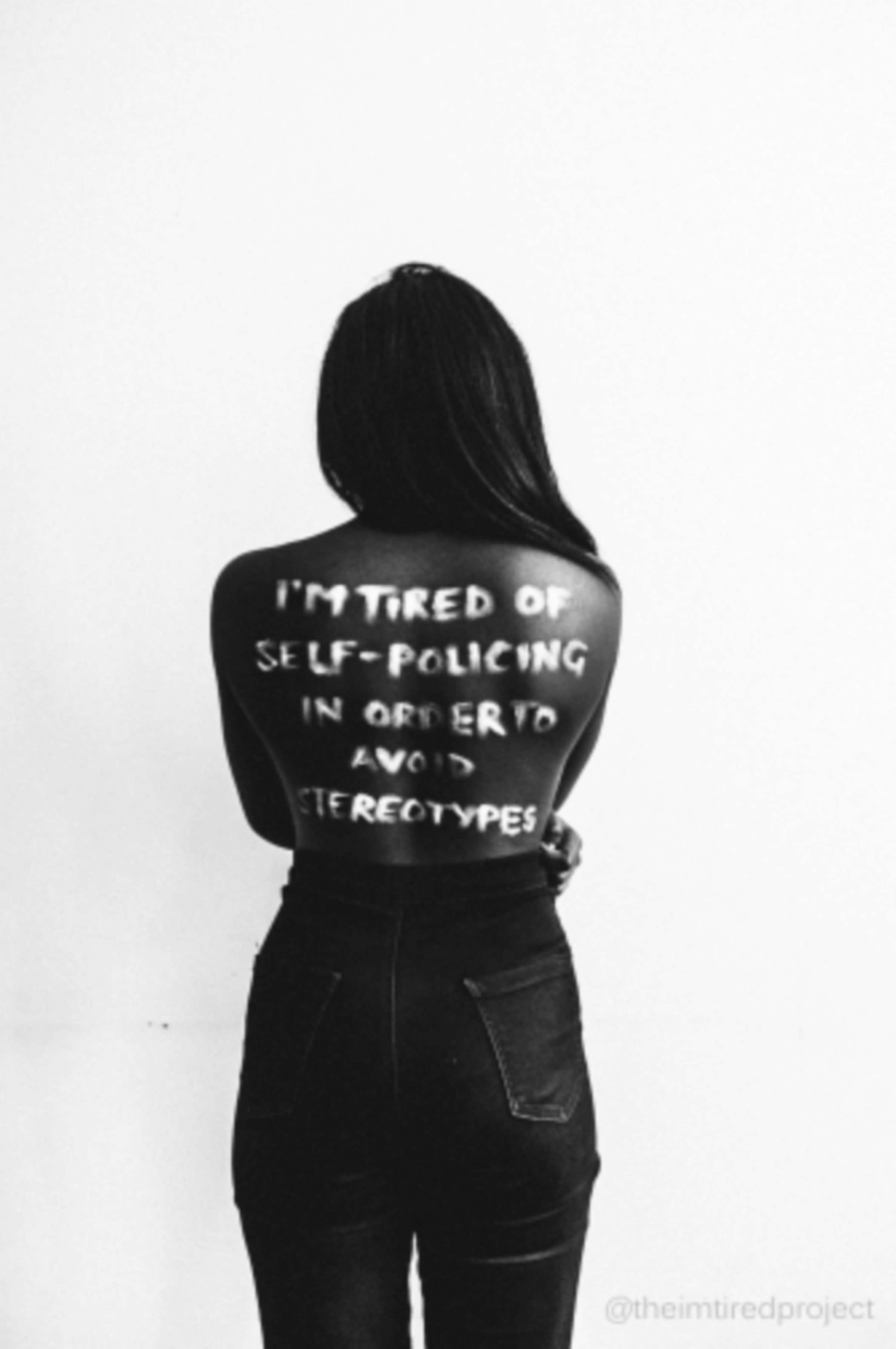 the "i'm tired" project by Paula Akpan