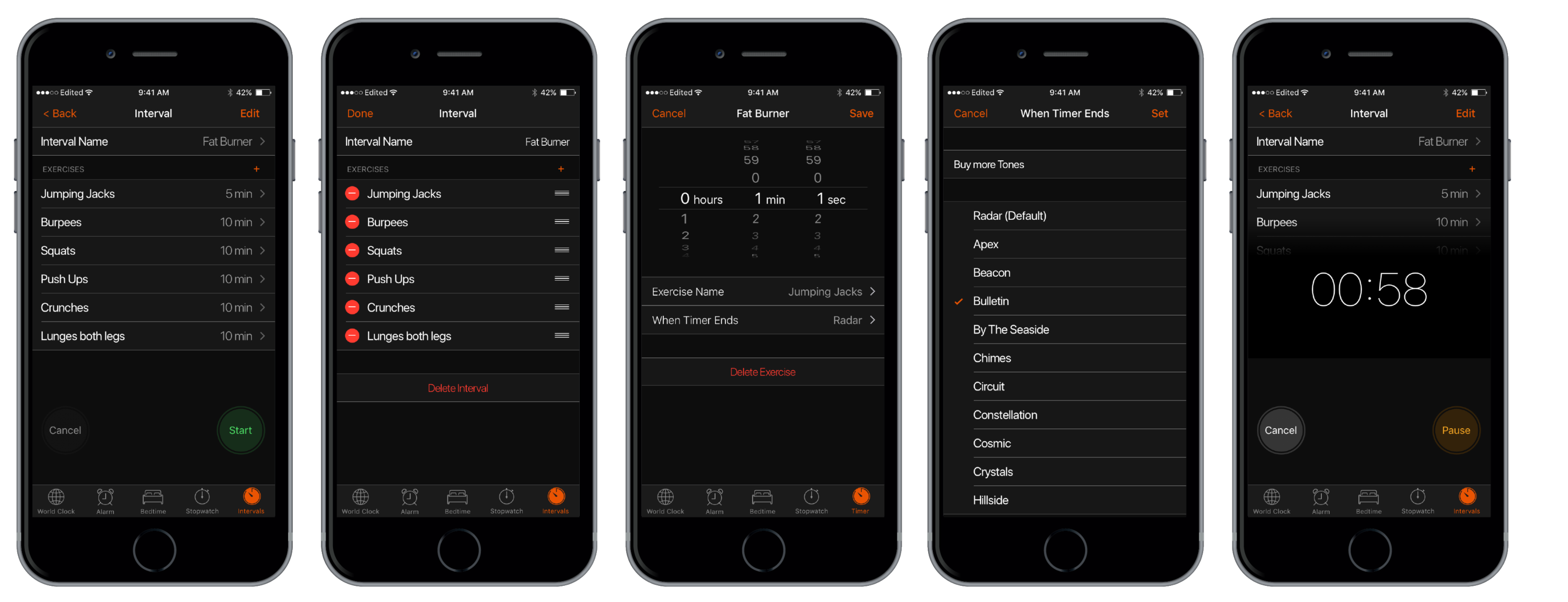 Intervals - Your new iPhone timer App by Mario Fernandez