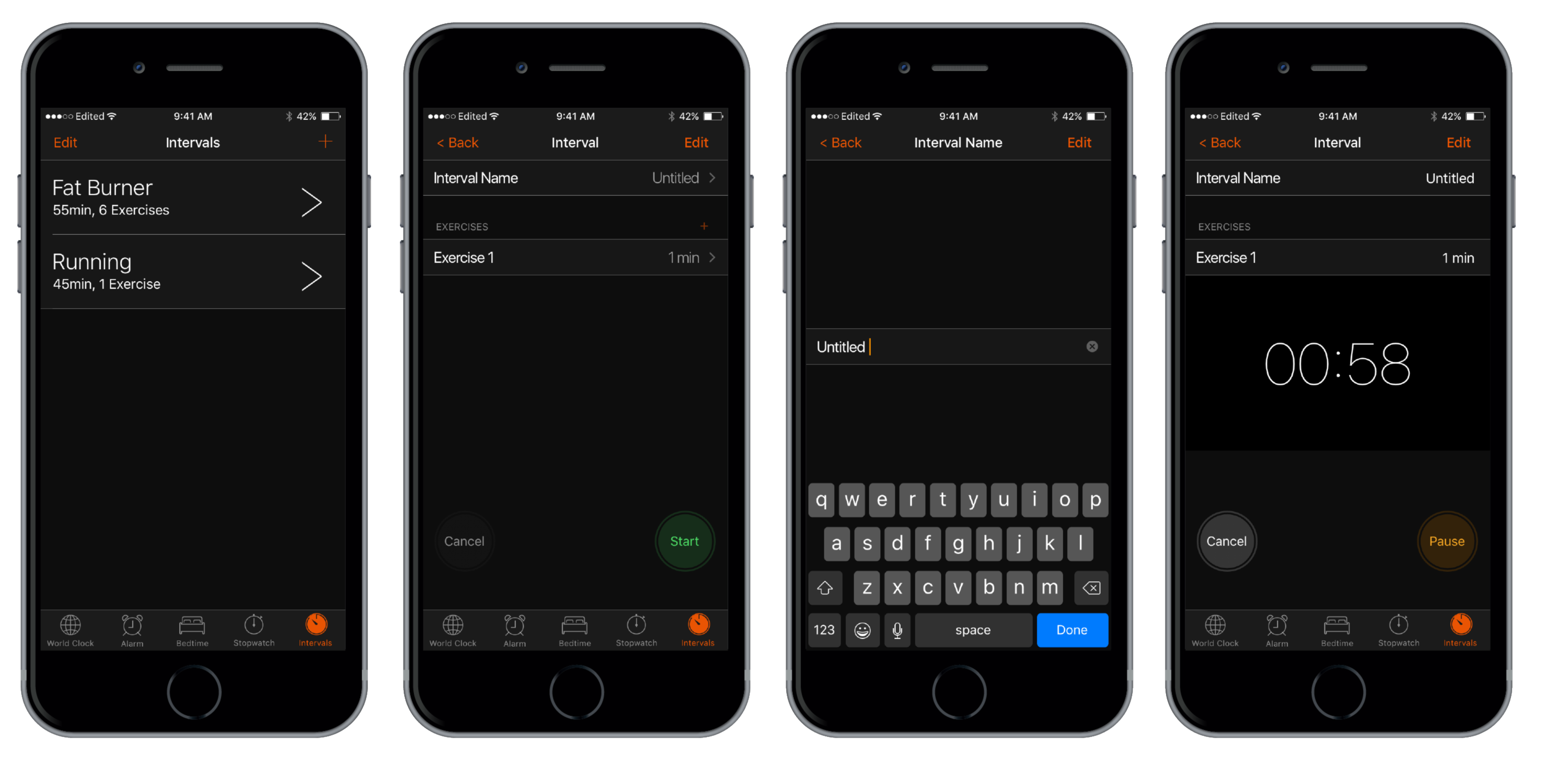 Intervals - Your new iPhone timer App by Mario Fernandez