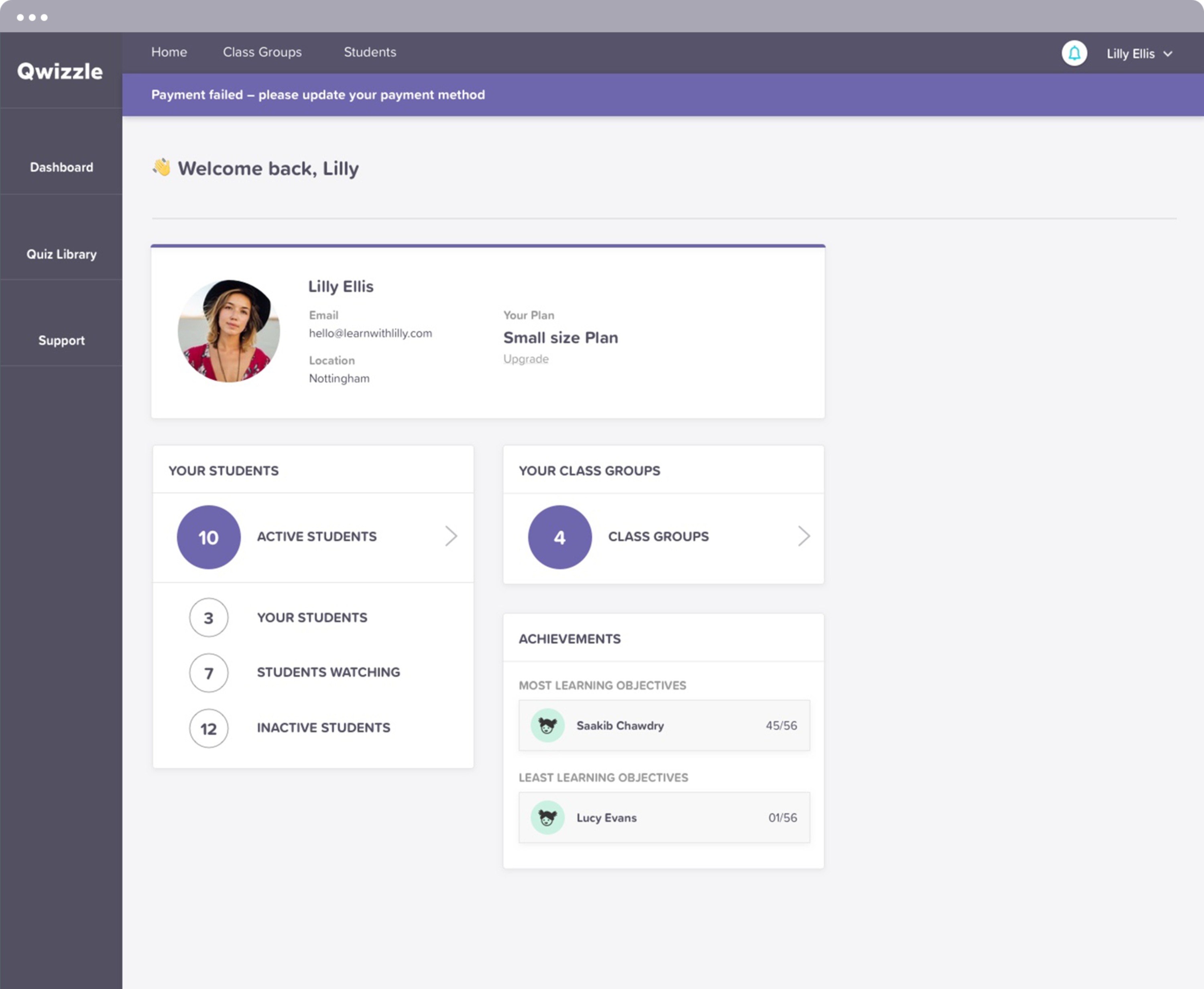 UI/UX Design for an online revision platform by Chris Allwood