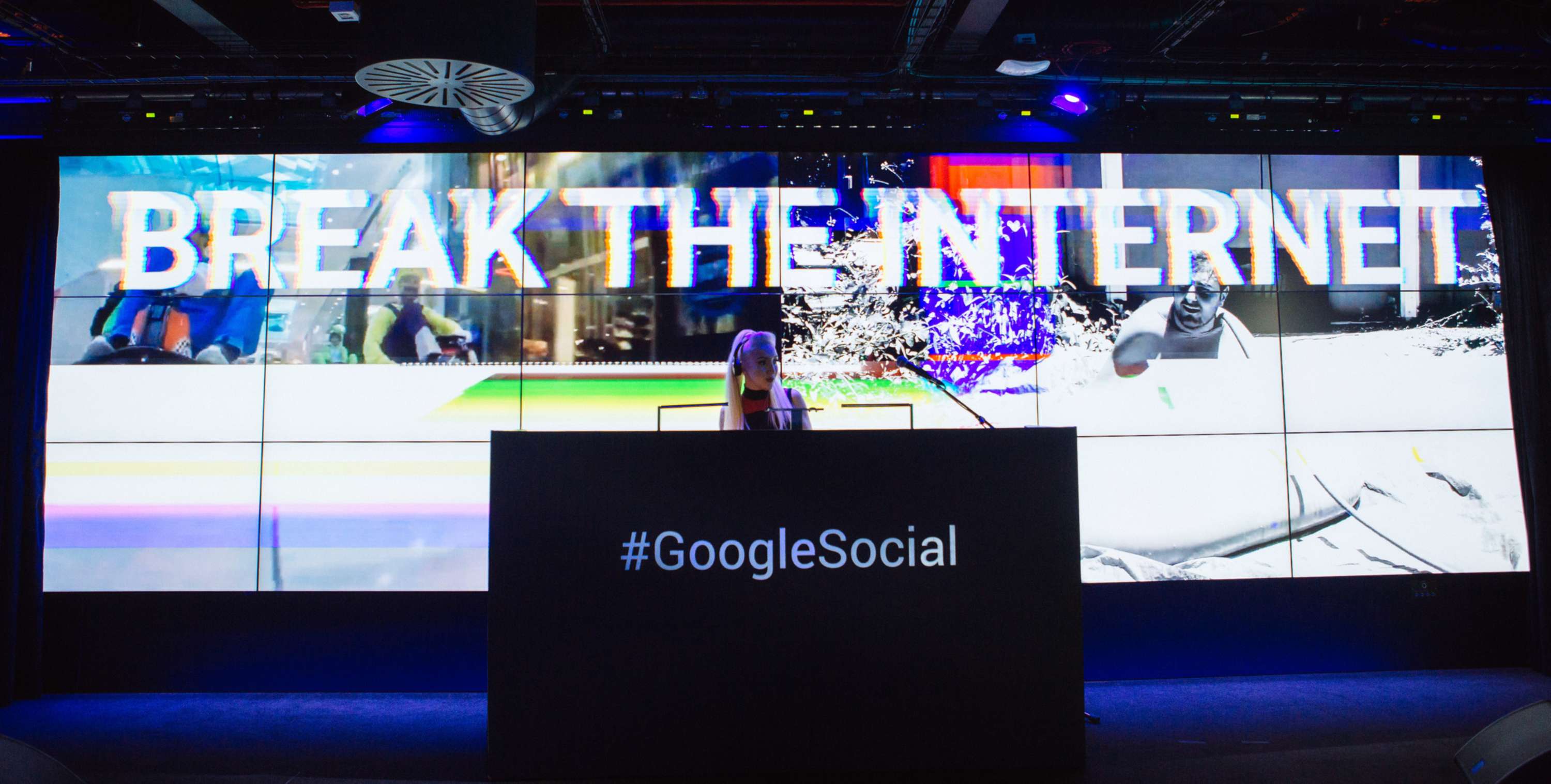 Google 'Break The Internet' Event by Mercedes Benson