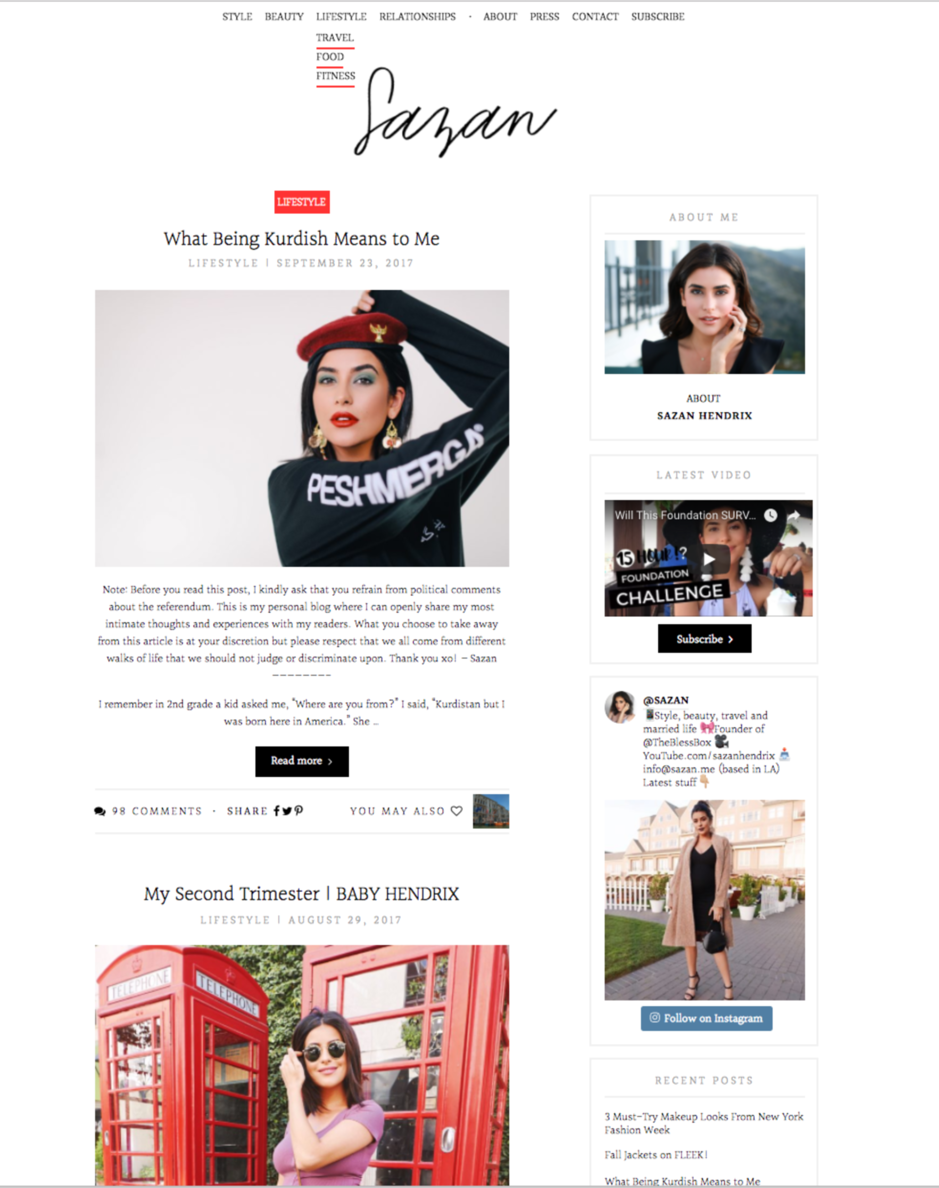 http://sazan.me/ by Chloe Watts