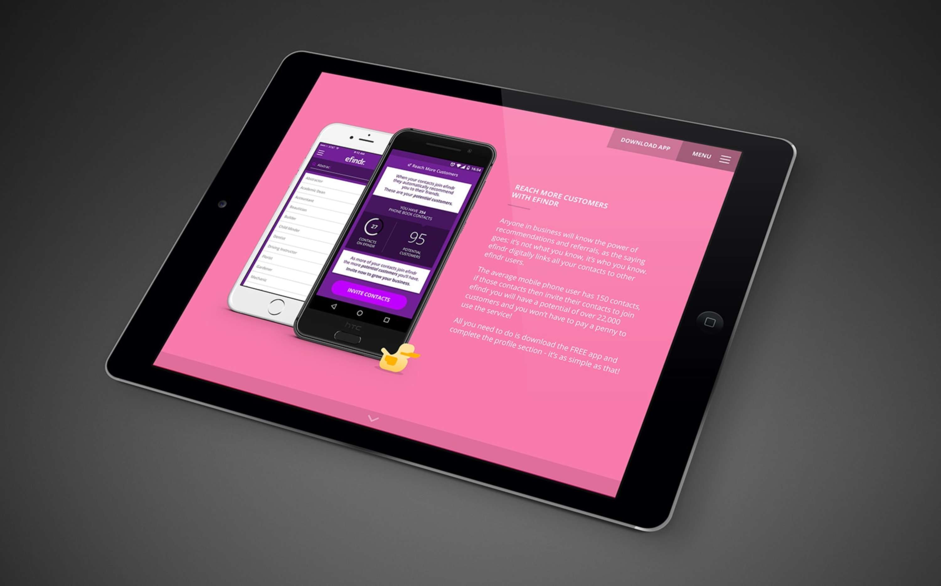 efindr by Q+H LONDON LIMITED