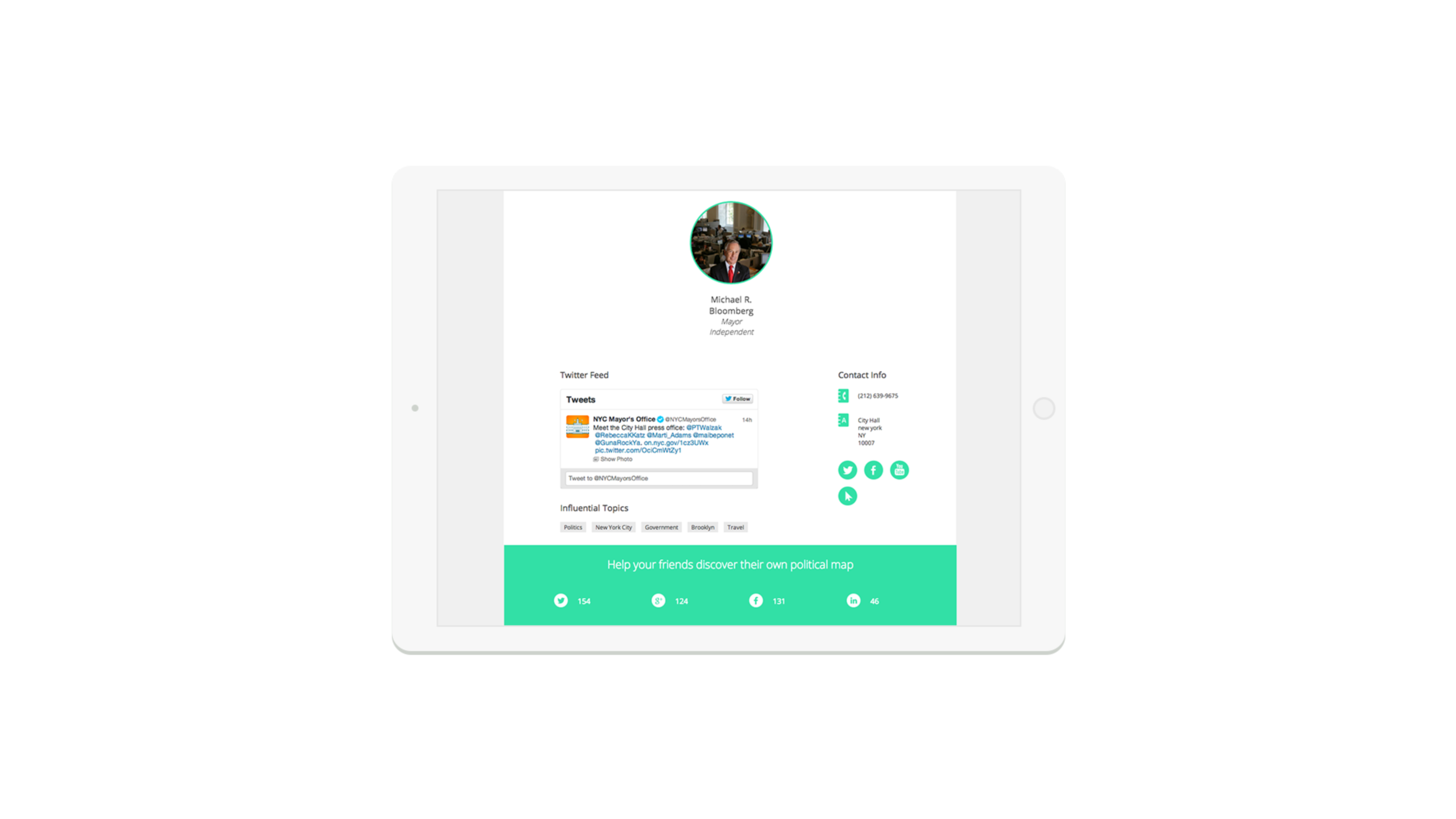 Google Map Your Reps by Steve Whapshott