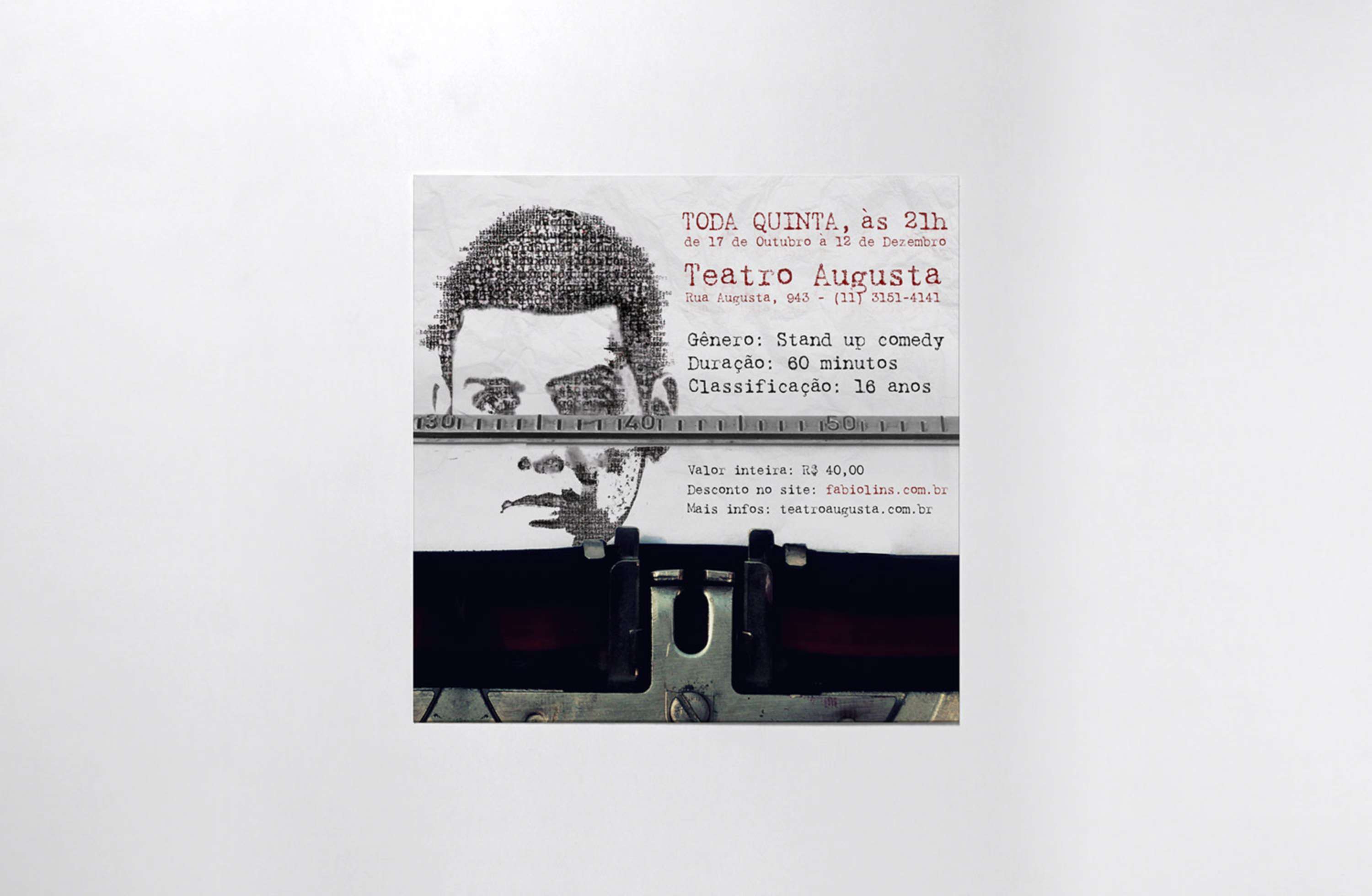 FÁBIO LINS - Visual Identity for Actor by Roberto Jones