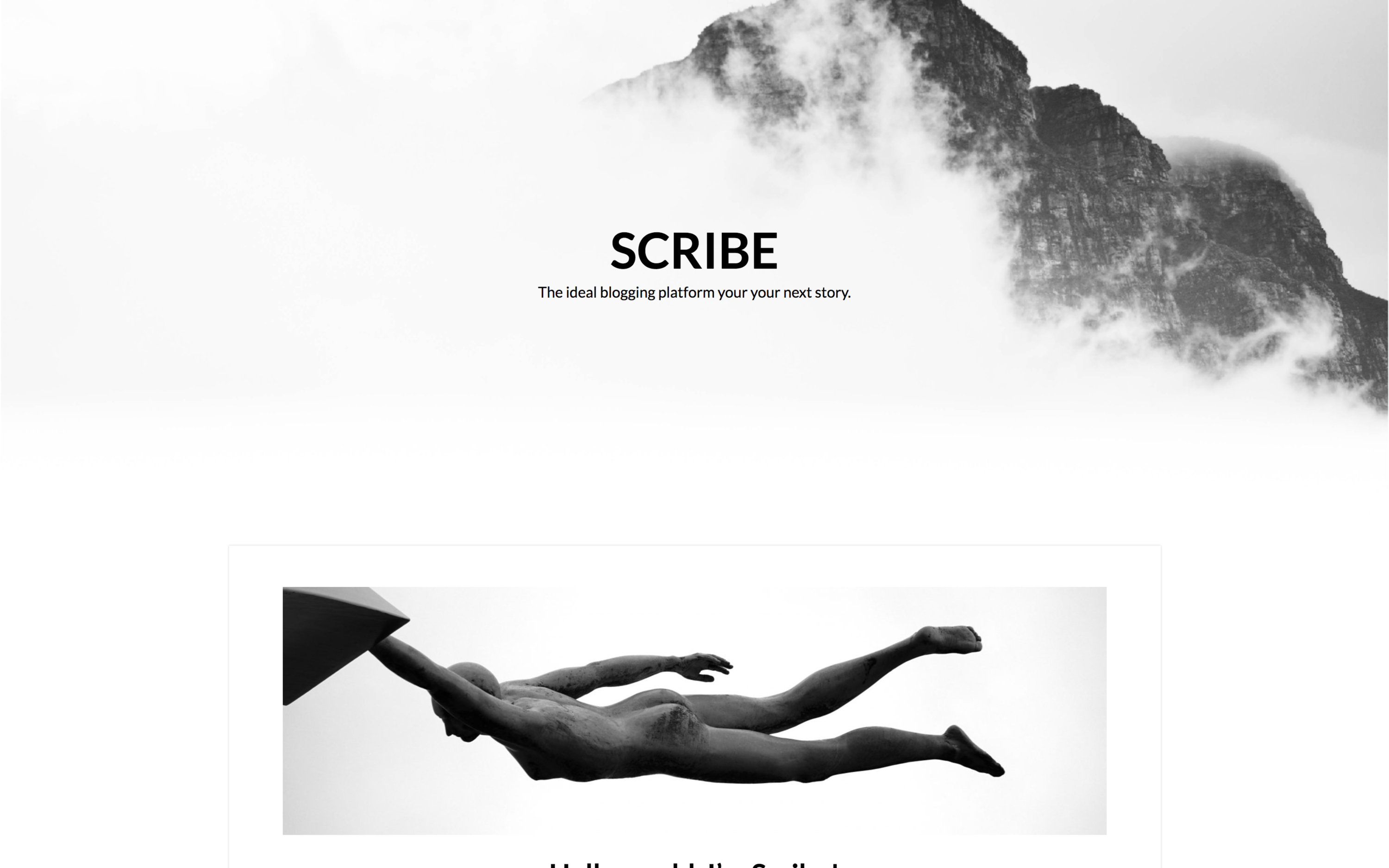 SCRIBE Theme by Alex Borecký