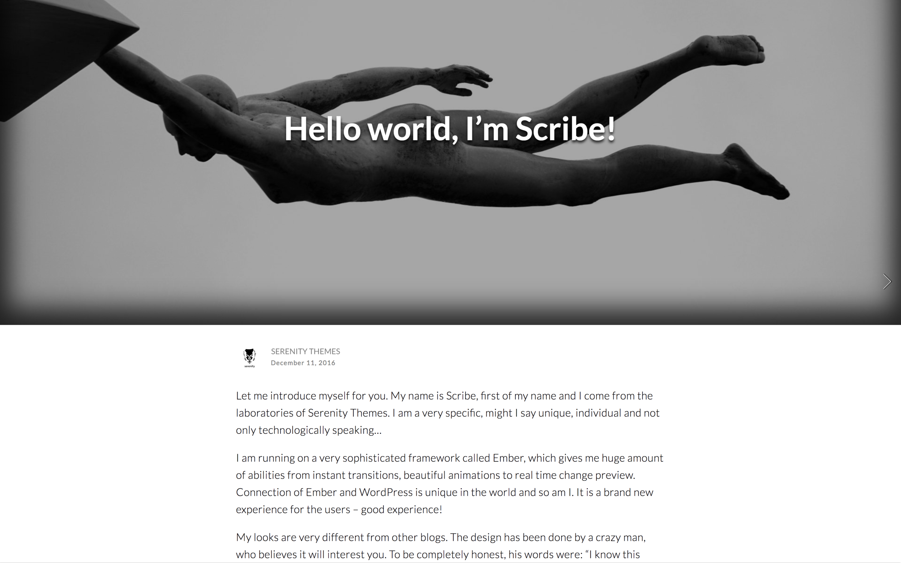 SCRIBE Theme by Alex Borecký