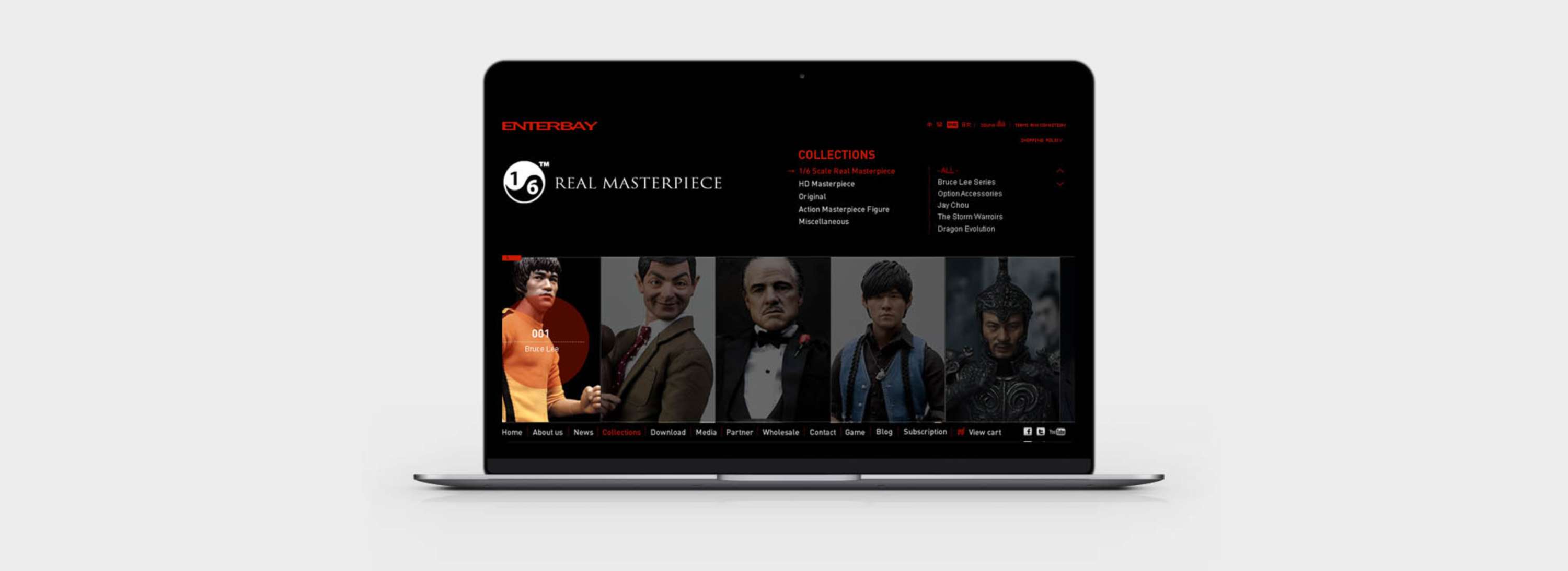 Enterbay website by Kin Leung