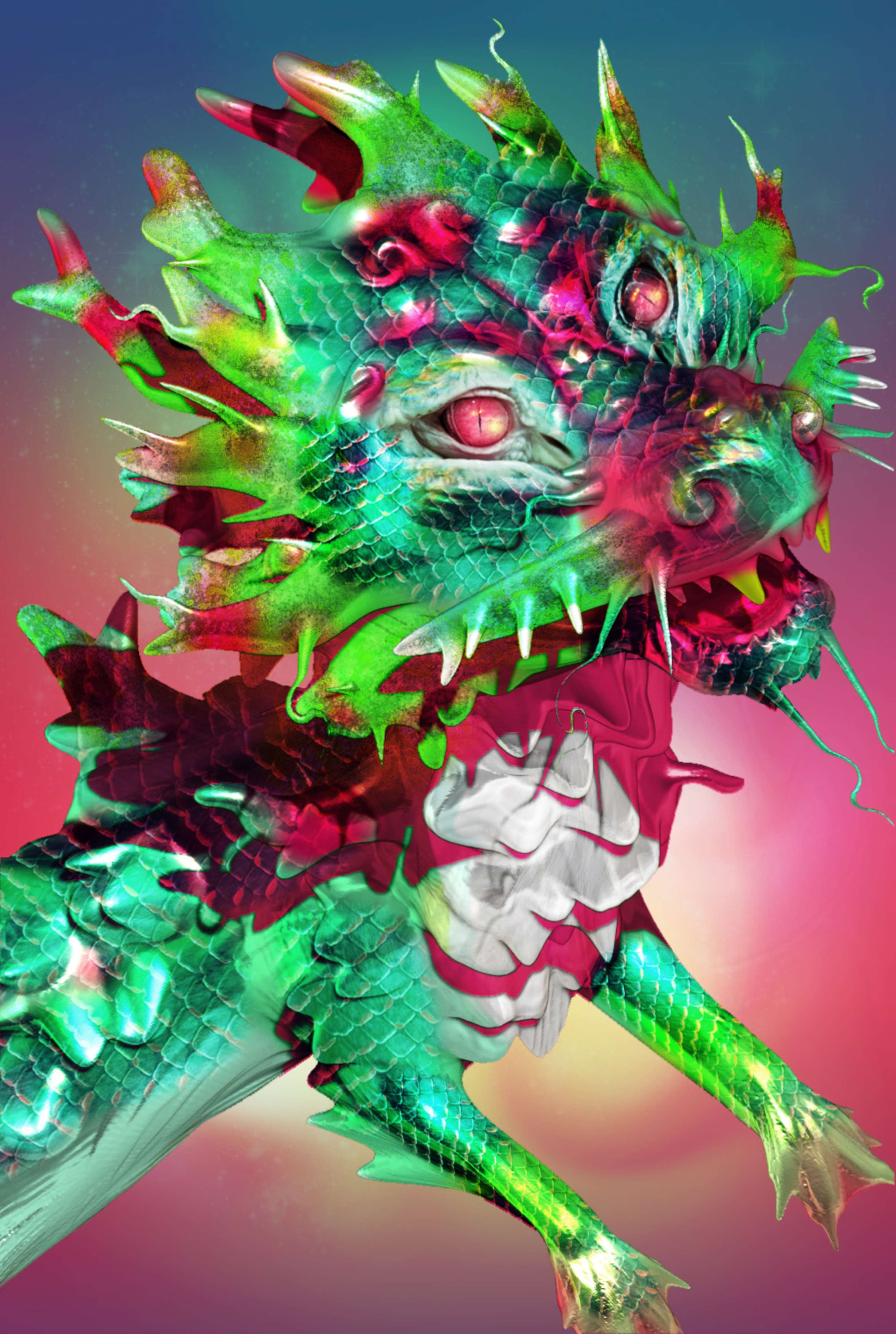 Creature Designs (3D Modelling) by Clara Bacou