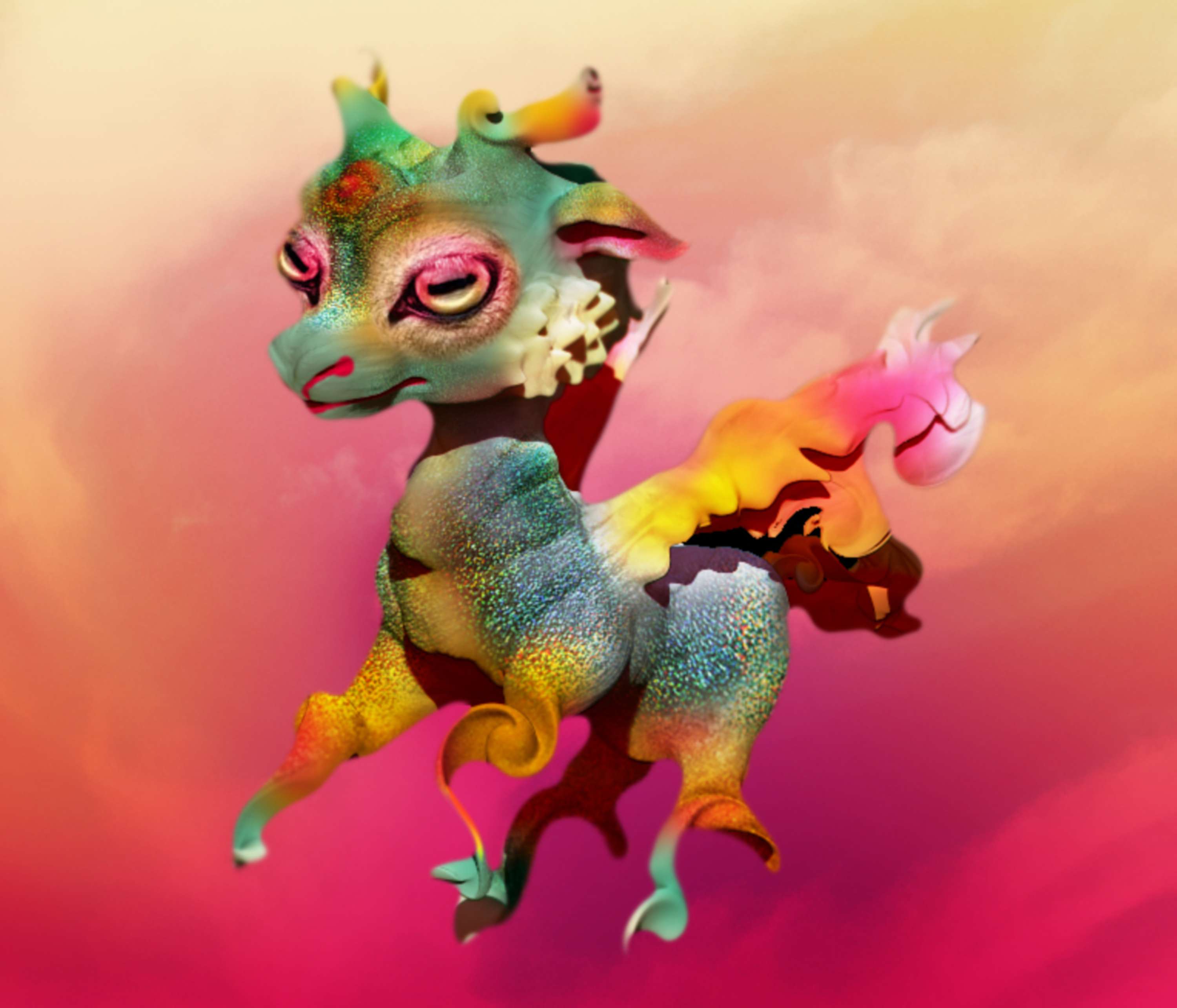 Creature Designs (3D Modelling) by Clara Bacou
