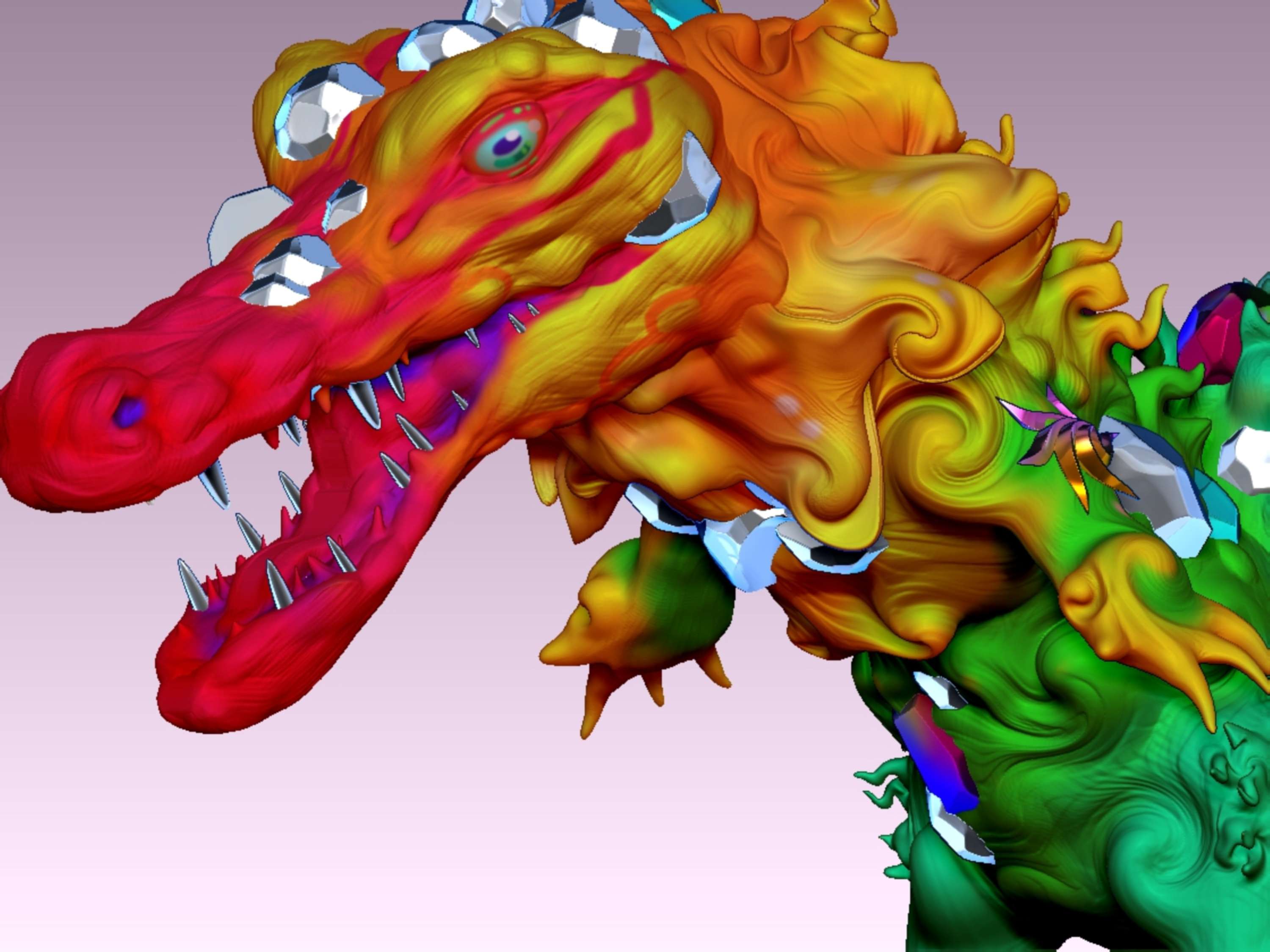 Creature Designs (3D Modelling) by Clara Bacou