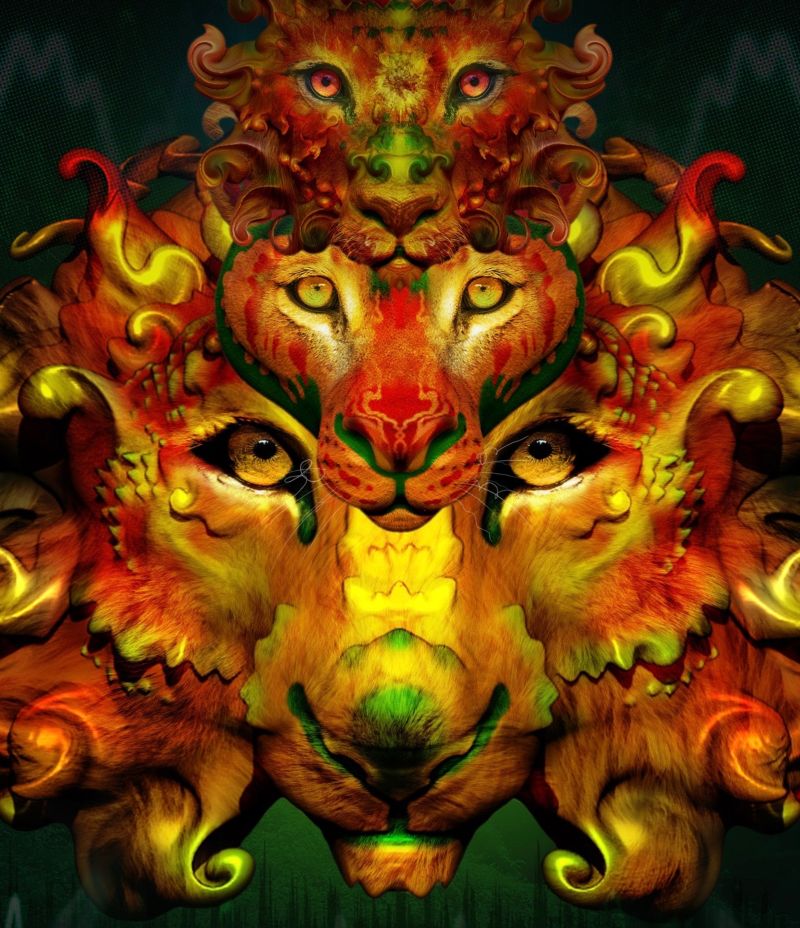 Lions of Zion: Animated Stage Visuals by Clara Bacou
