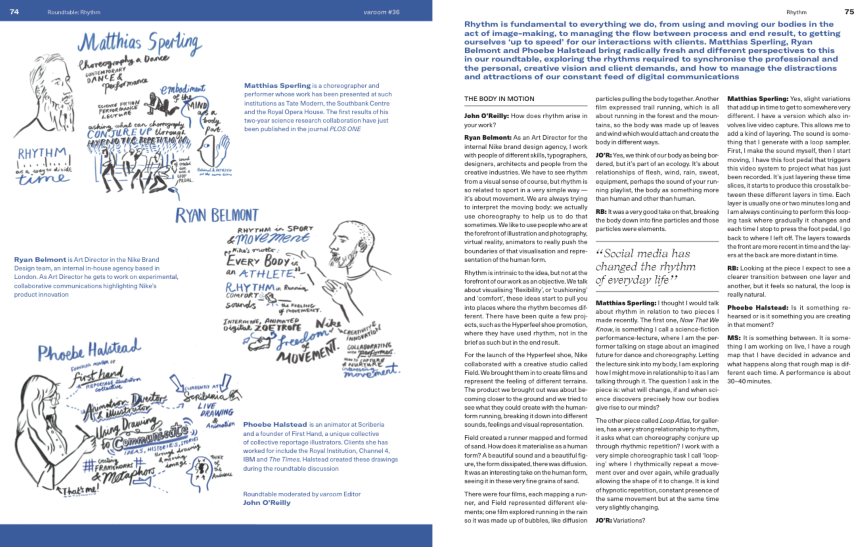 Varoom 36 the Rhythm issue by Association of Illustrators (AOI)