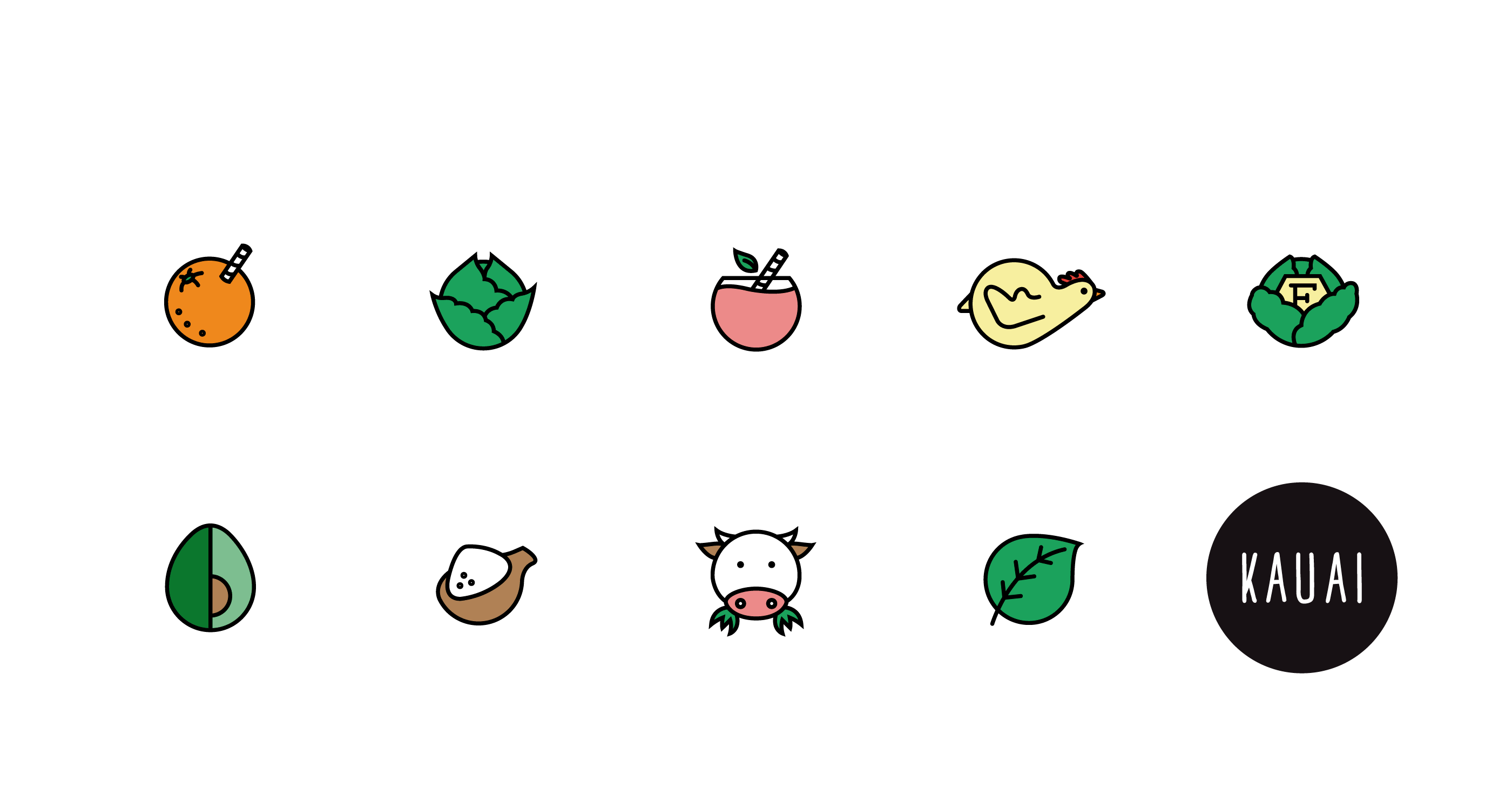 Kauai - Change is Good - Icon Design by Harriet Stockwell