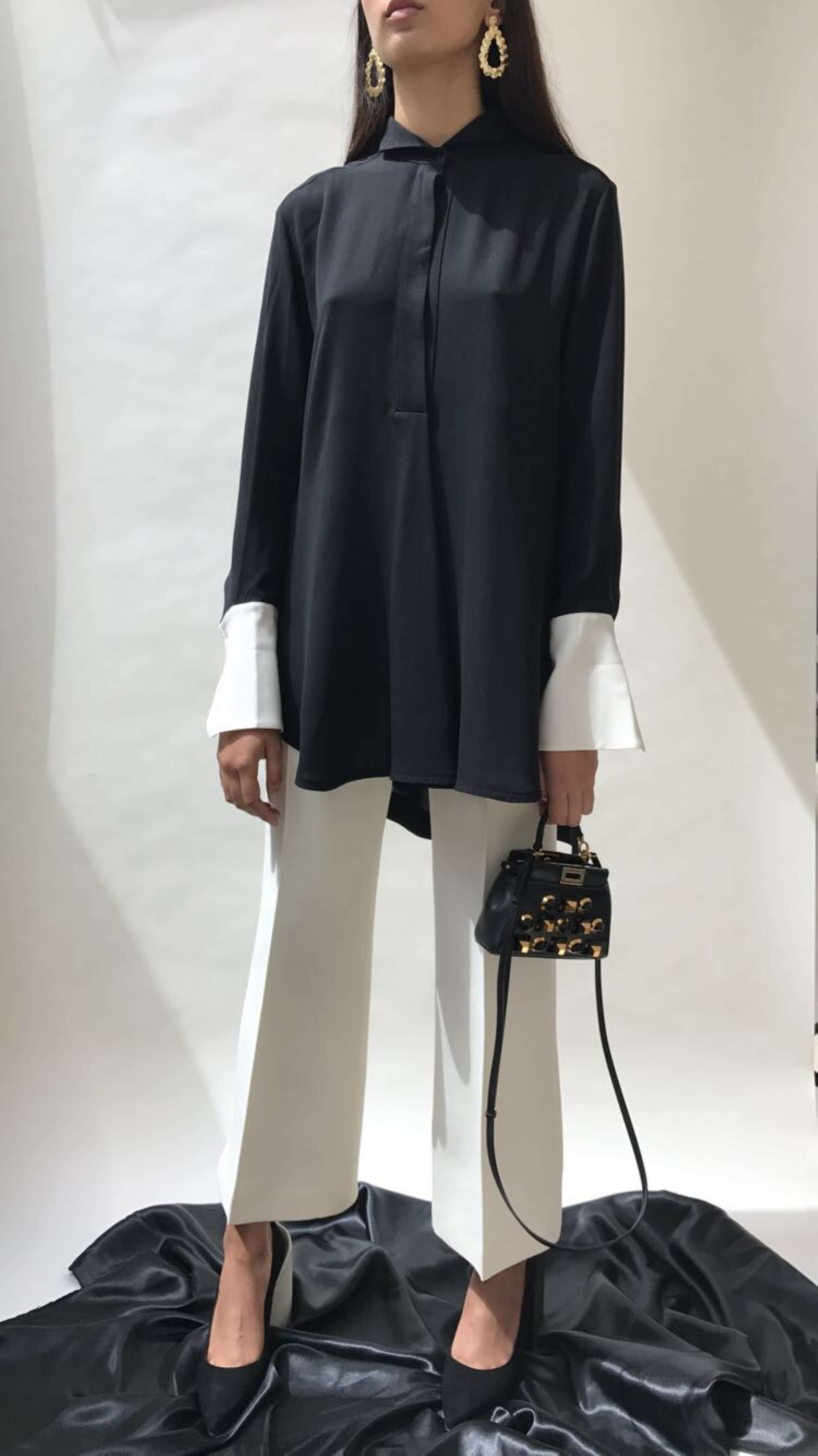Threads styling editorial - Luxe Monochrome by Lucy Alston