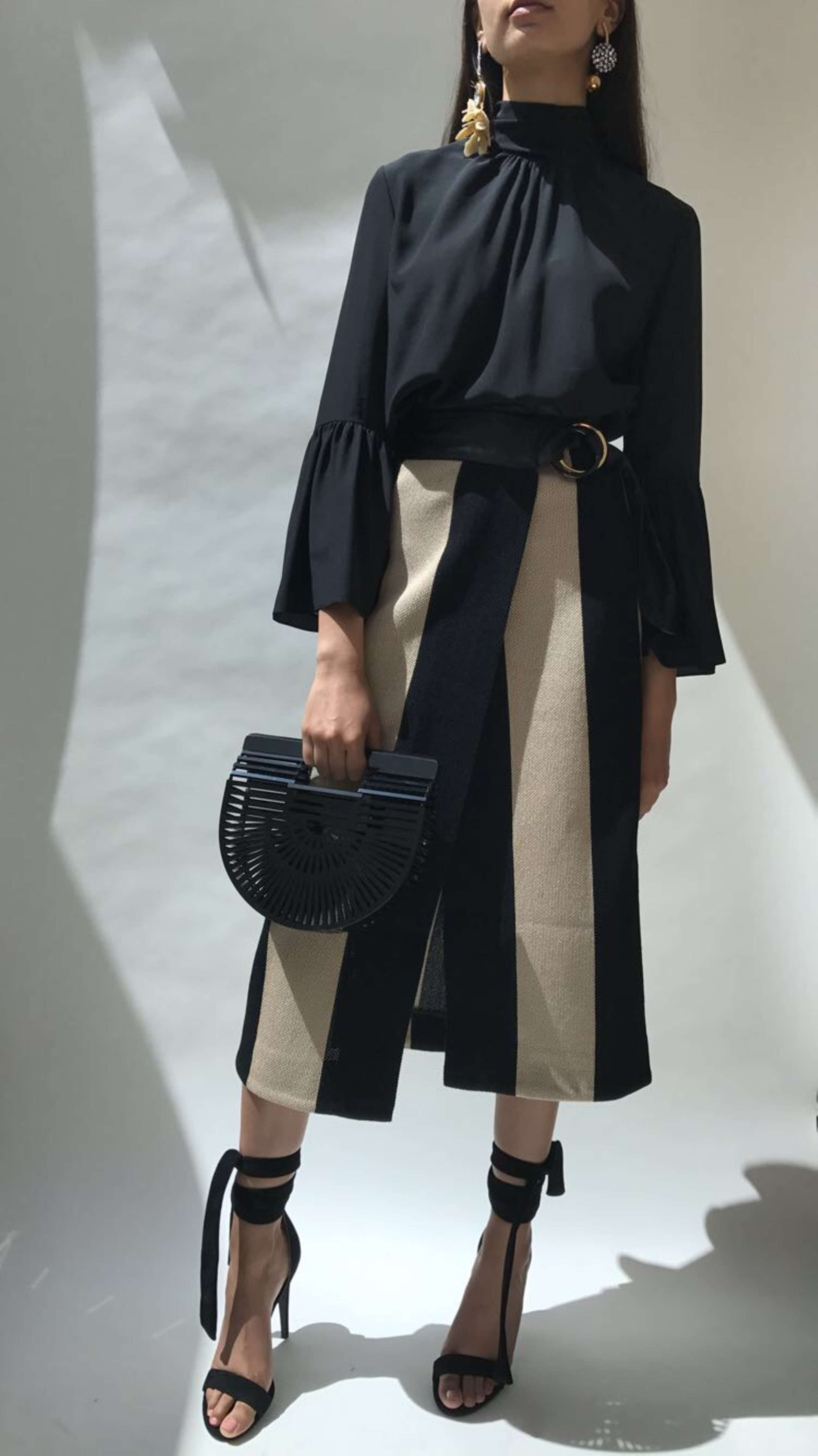 Threads styling editorial - Luxe Monochrome by Lucy Alston