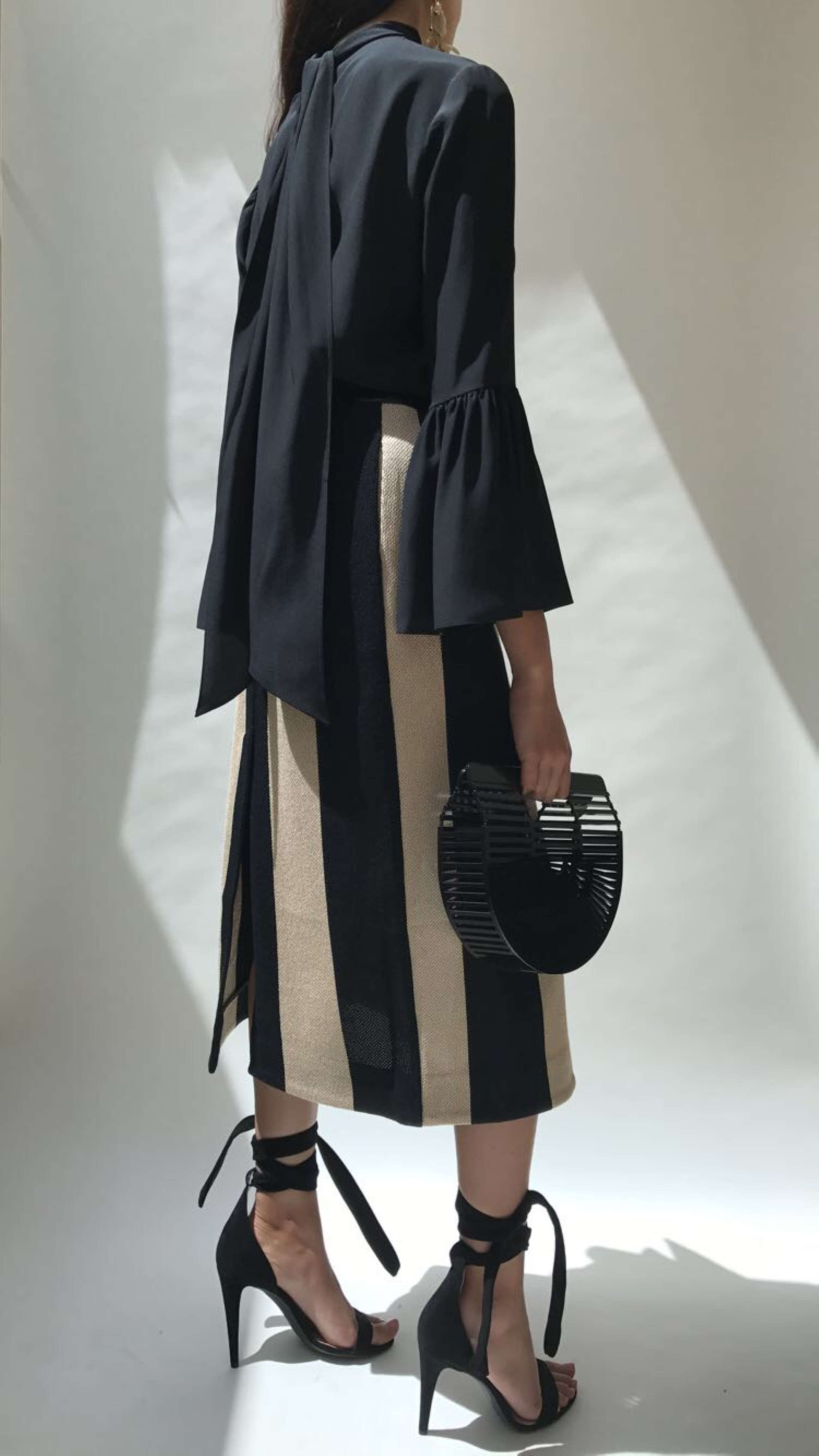 Threads styling editorial - Luxe Monochrome by Lucy Alston