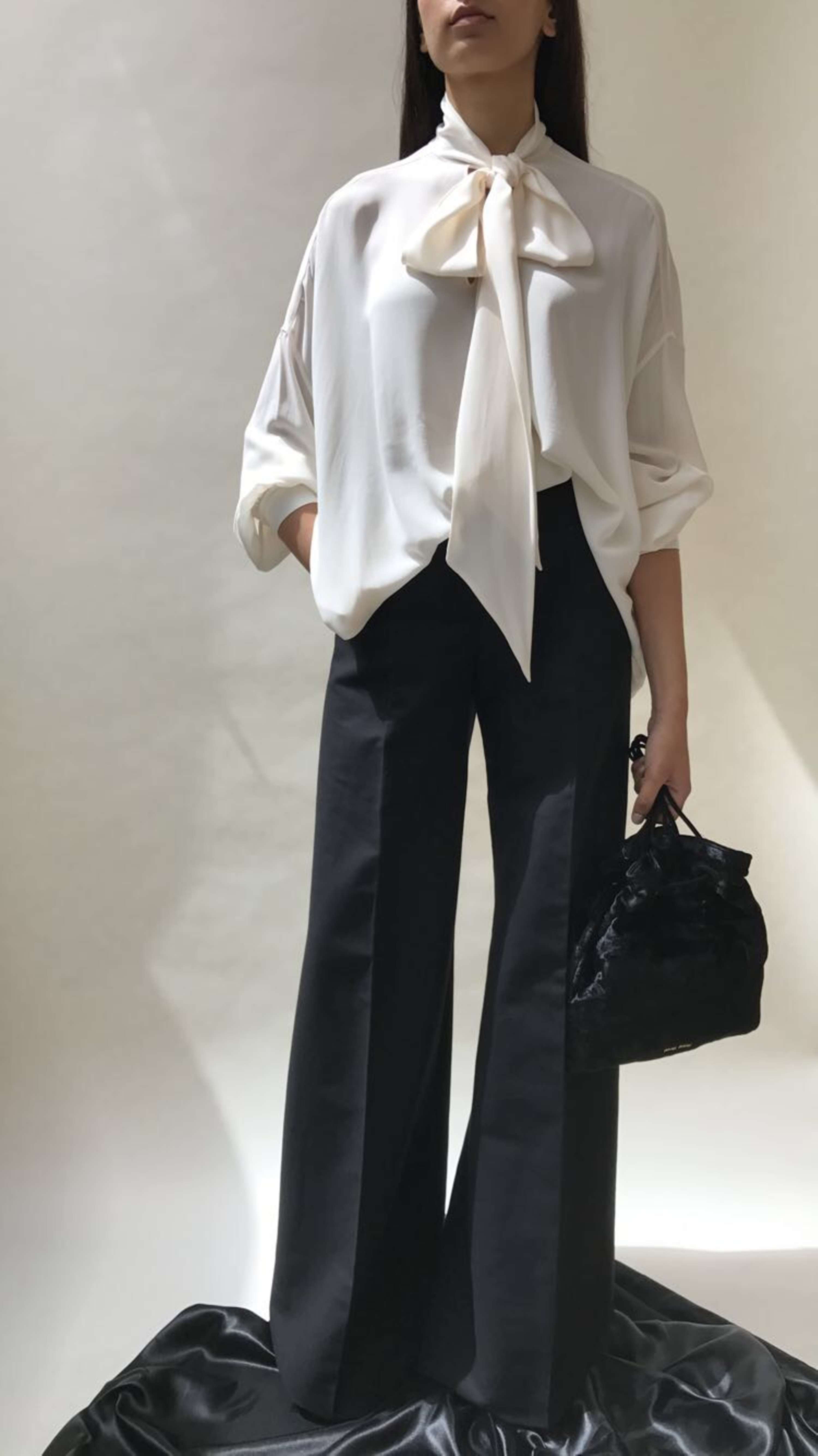 Threads styling editorial - Luxe Monochrome by Lucy Alston