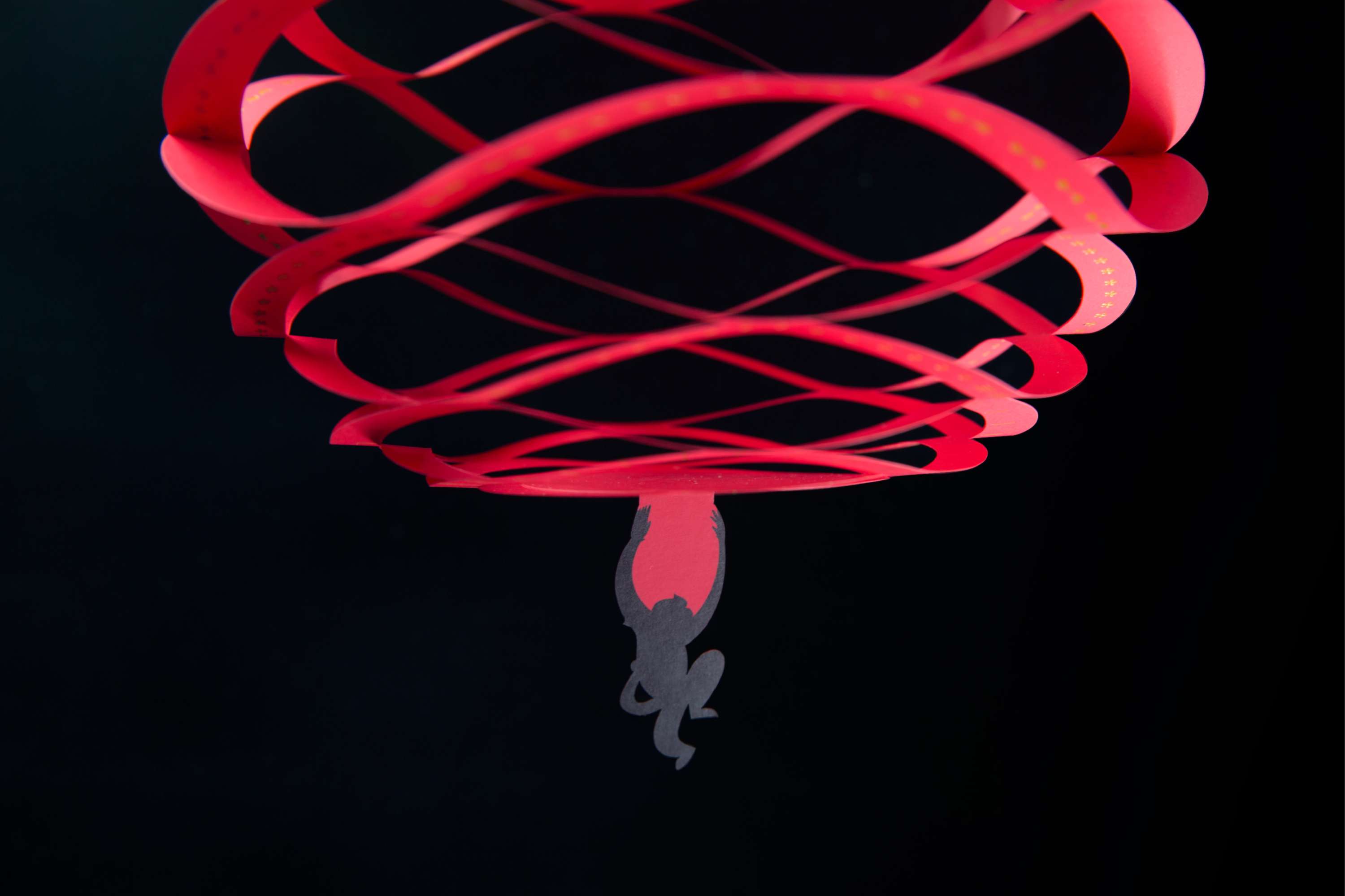 Bouncing New Year Greeting Card by Jamie Chow