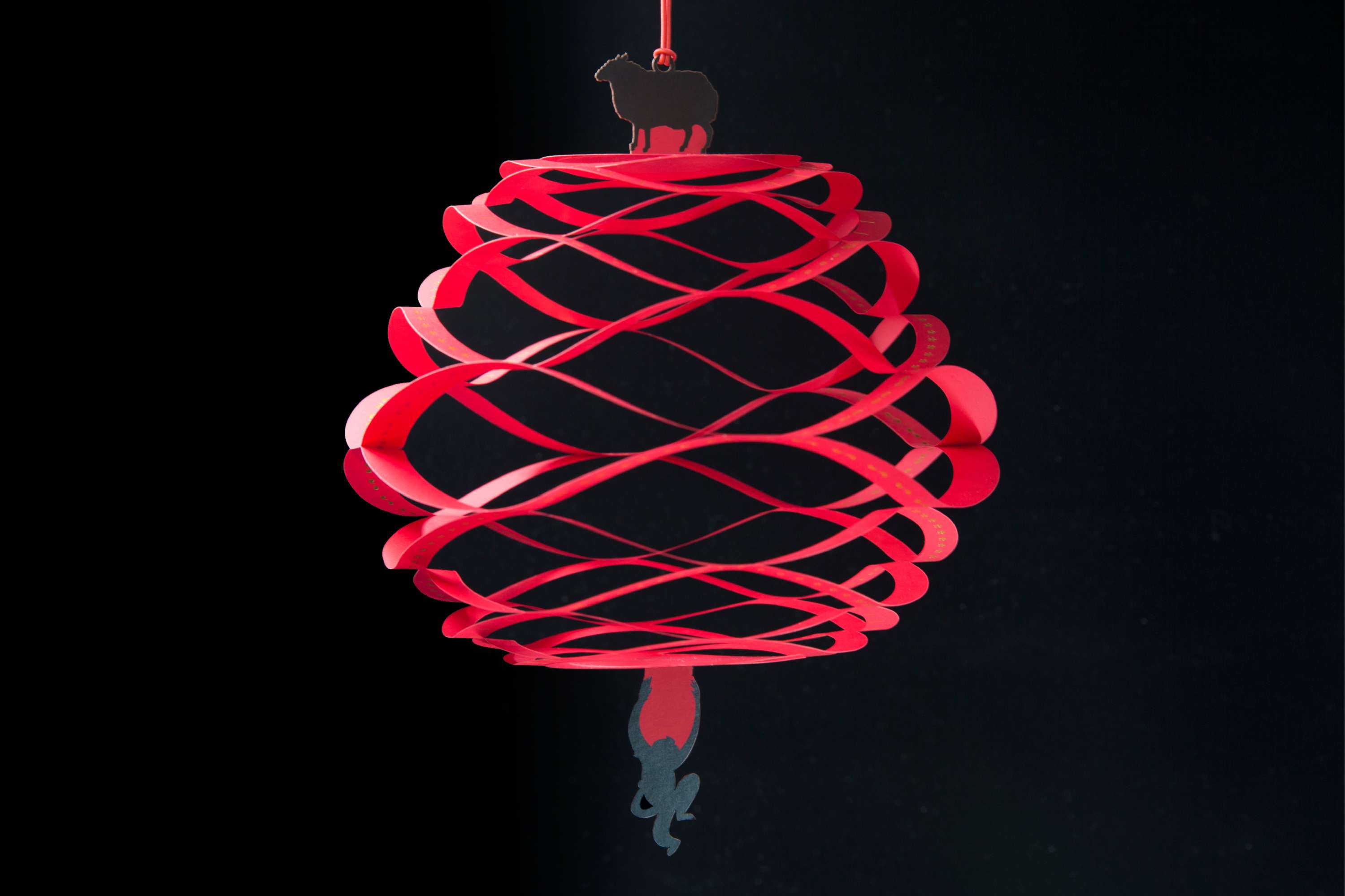 Bouncing New Year Greeting Card by Jamie Chow