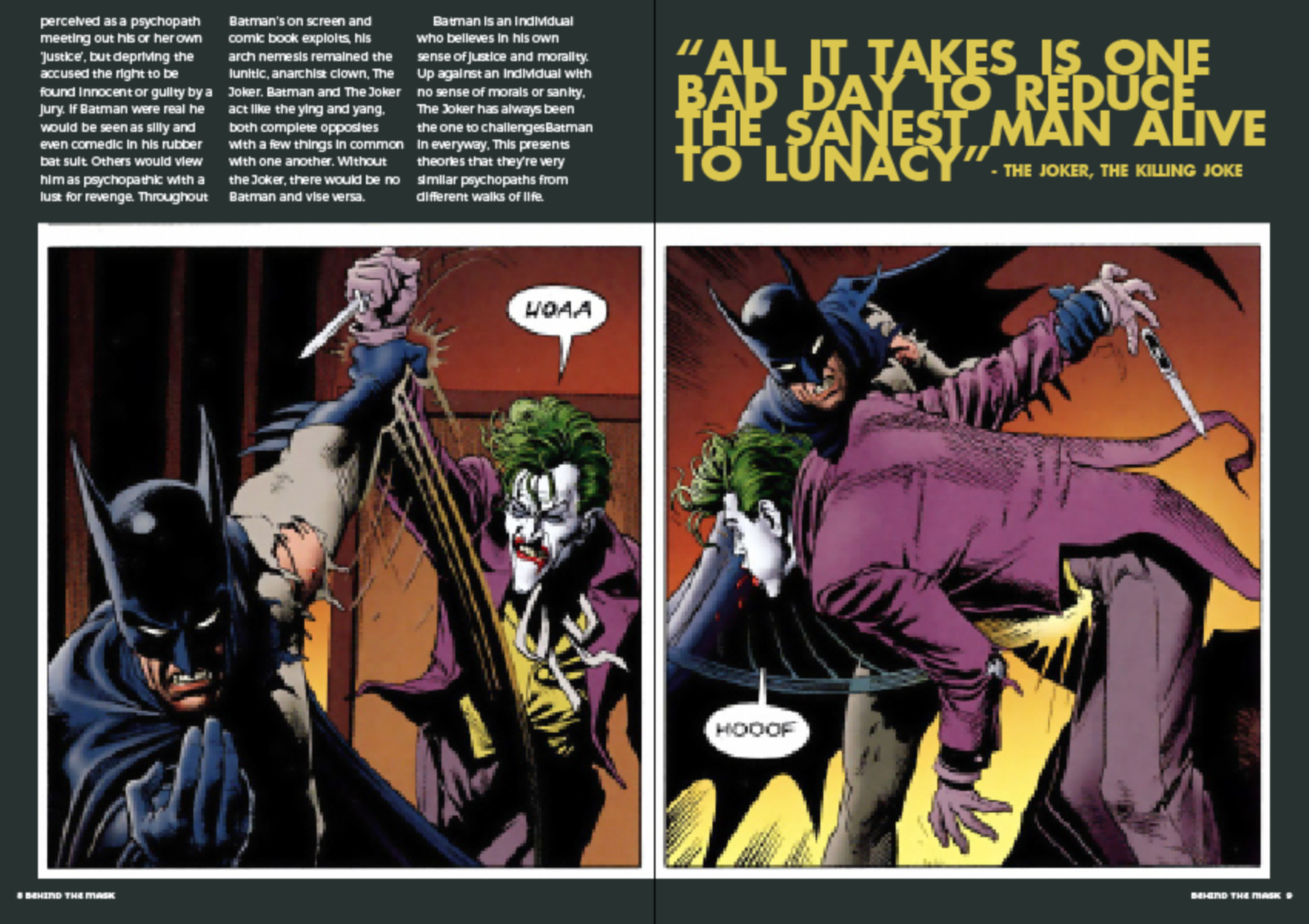 Behind The Mask - Editorial Project by Joshua Stammers
